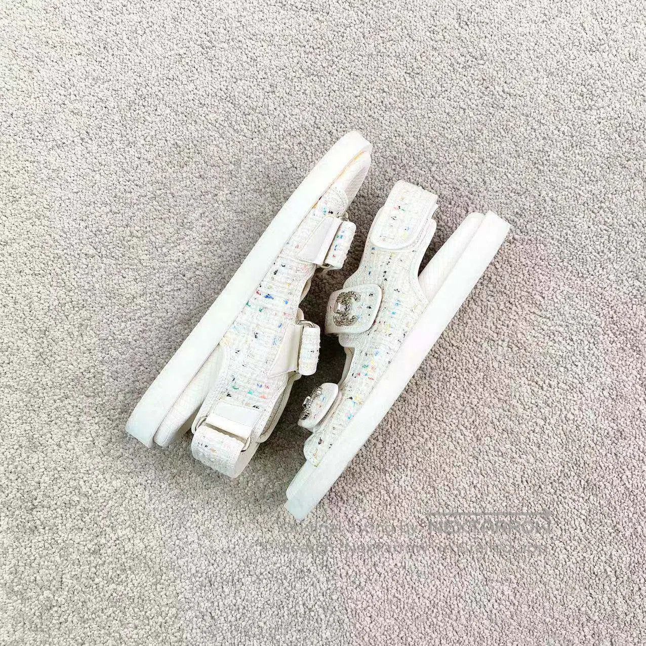 Chanel Chanel Double Clogo Velcro sandals| Size US 5.5 / IT 35.5 - 5 Thumbnail