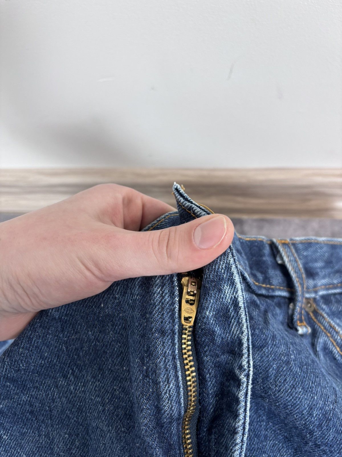 Dickies Vintage Dickies Work Faded Blue Denim Jeans 9393 RNB Size US 36 / EU 52 - 20 Thumbnail