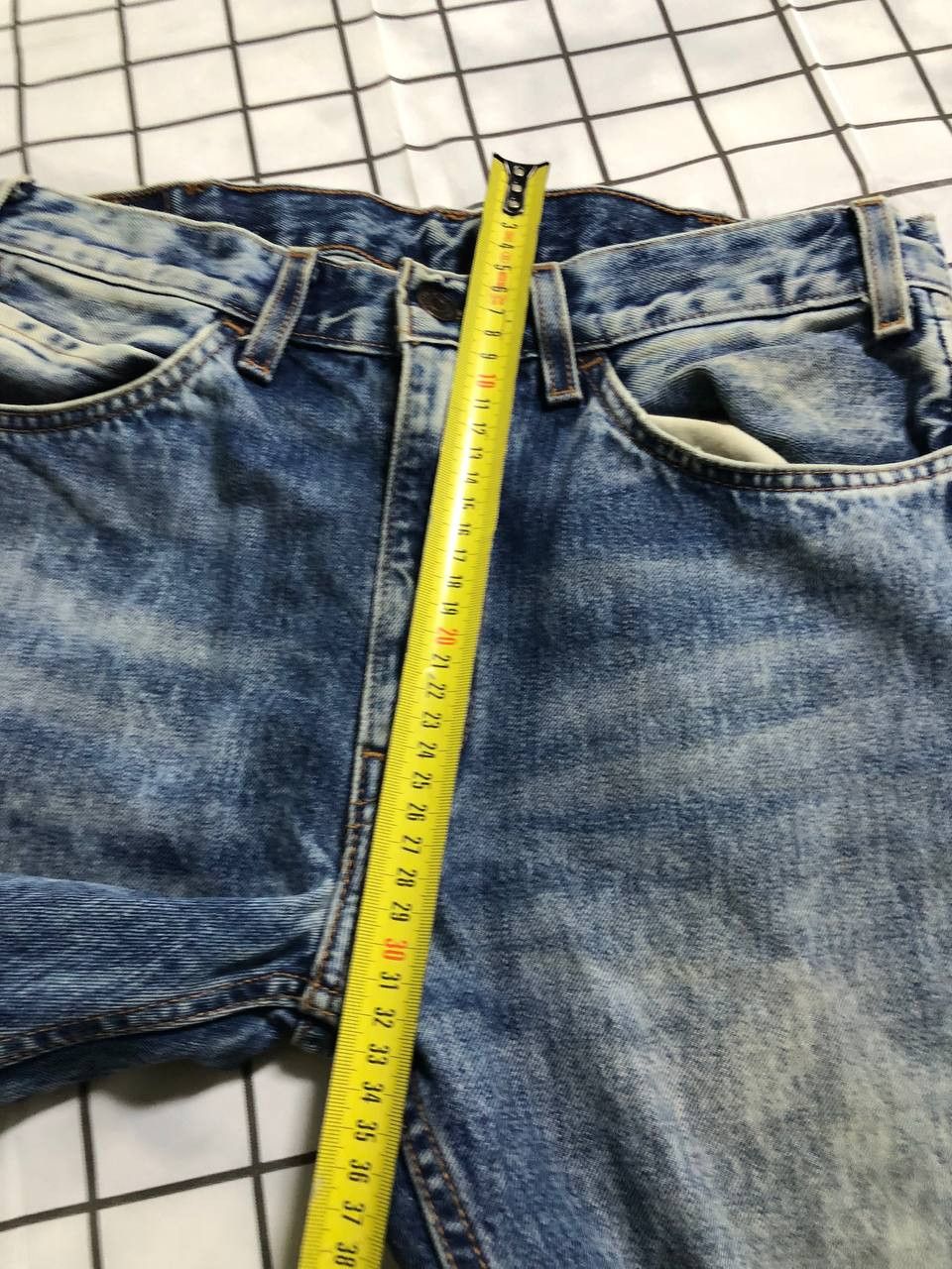 Levi's Vintage 90s Orange Tab Levi’s Jeans 505 Blue Distressed Size US 32 / EU 48 - 7 Thumbnail