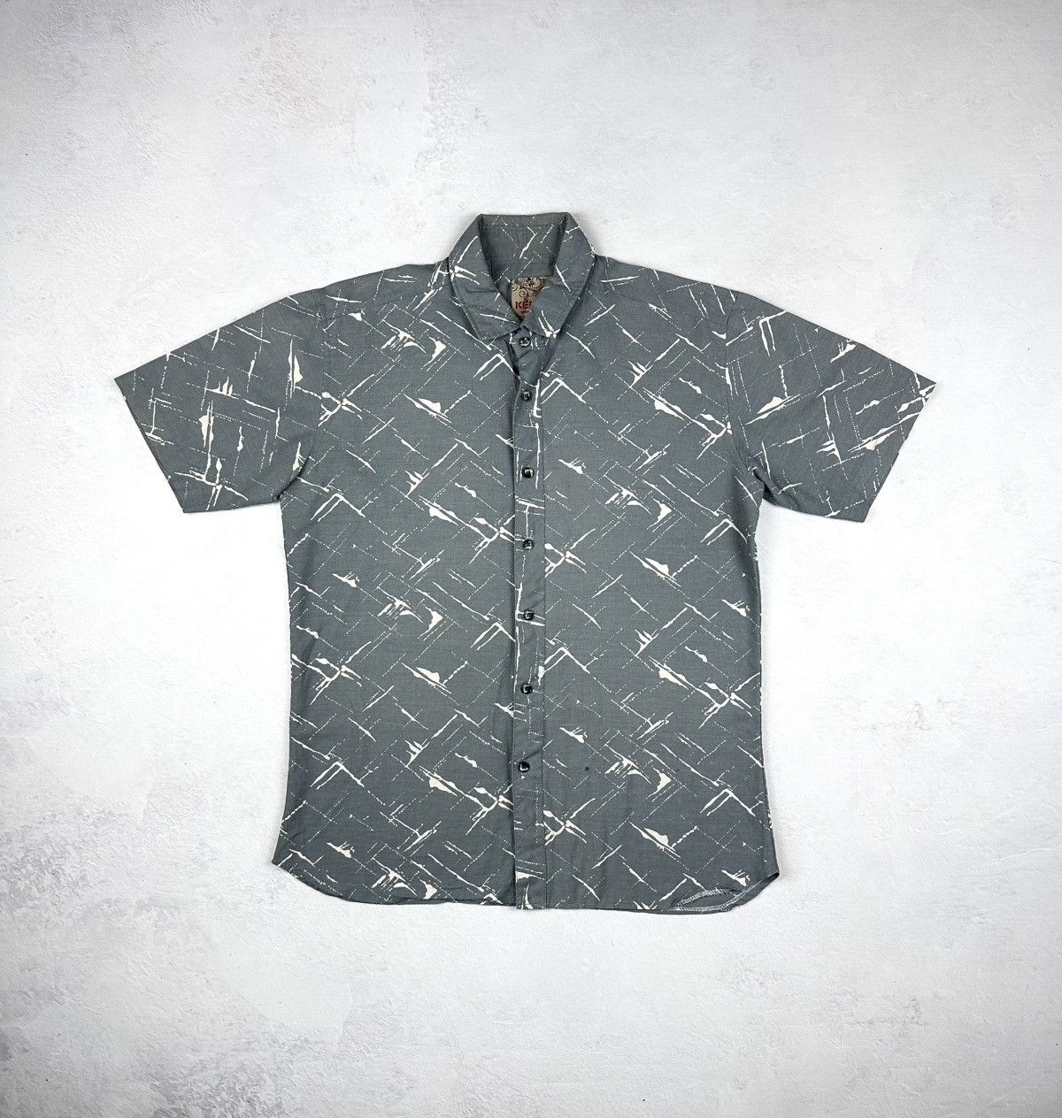 Kenzo Japanese Crazy Shirt Kenzo Vintage Luxury Designer LGB Style Size US S / EU 44-46 / 1 - 1 Thumbnail