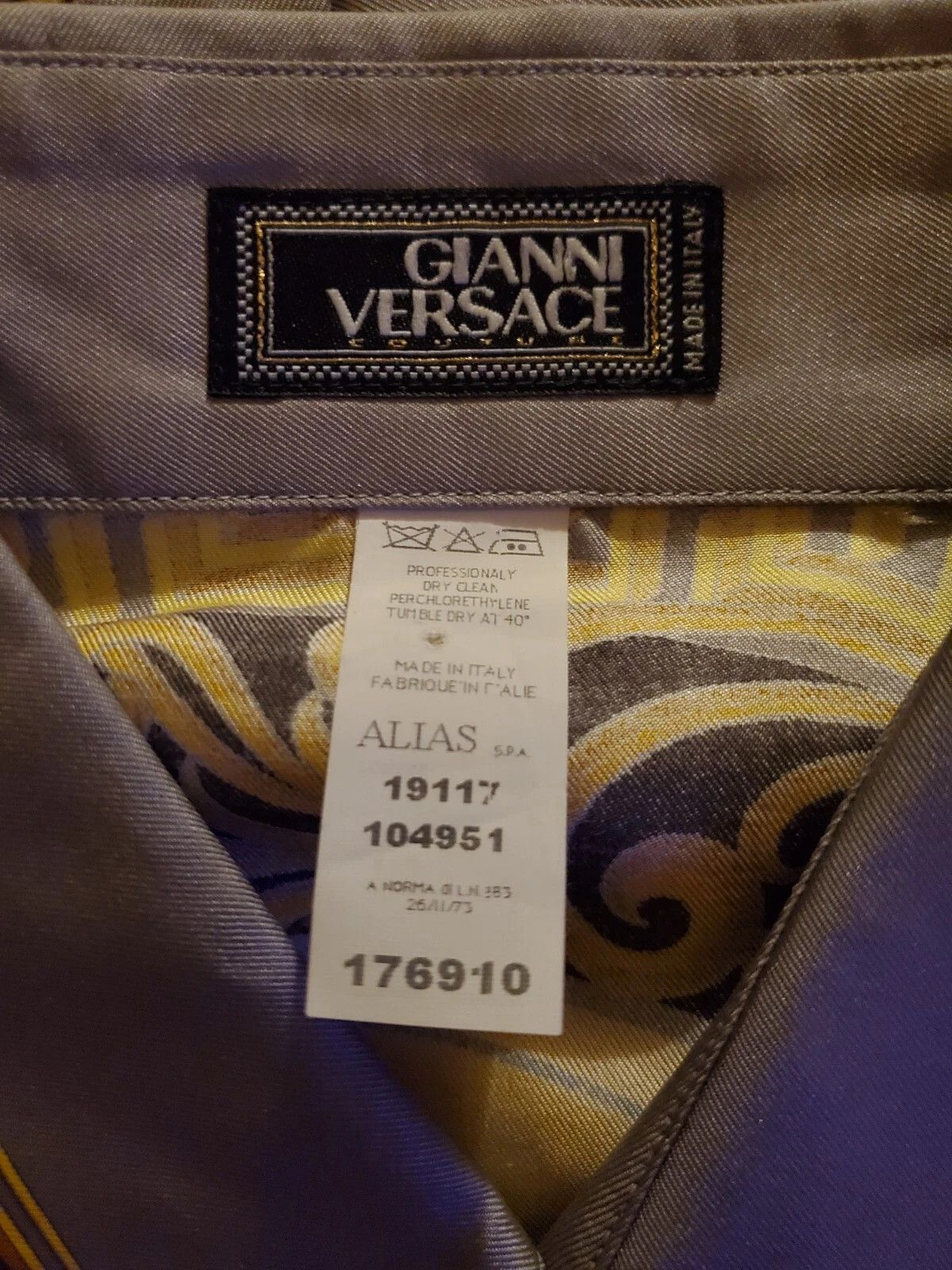 Versace Vtg Gianni Versace Silk Shirt Size US L / EU 52-54 / 3 - 2 Thumbnail