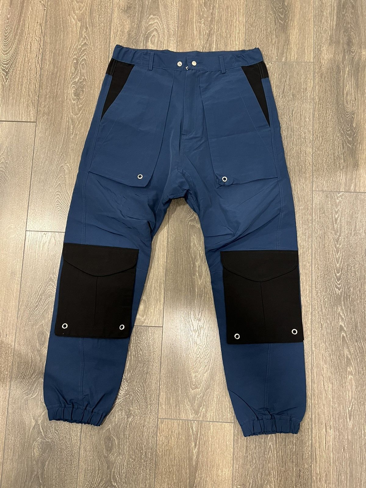 image of Mr Completely Mr. Completely Cargo Nylon Joggers in Blue, Men's (Size 32)