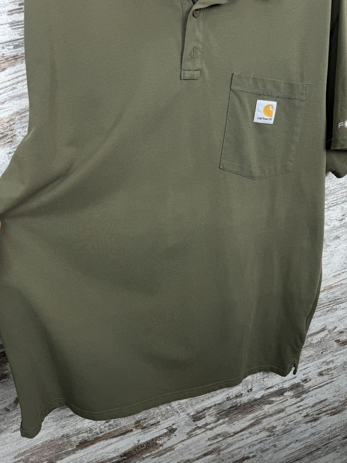 Carhartt Mens Vintage Carhartt Wip polos T-shirt tee distressed Size US XL / EU 56 / 4 - 5 Thumbnail