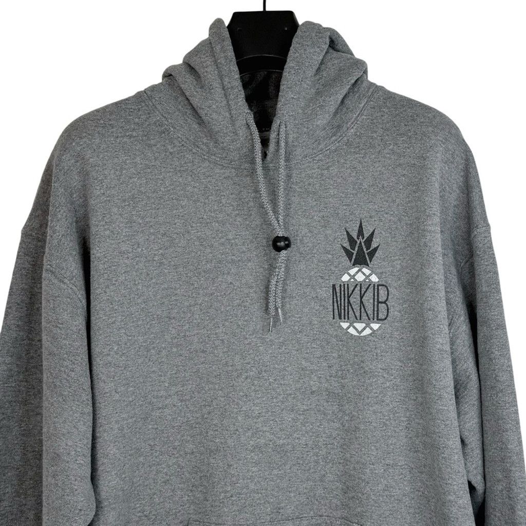 Gildan × Other NWOT NIKKIB Merch Women Grey Pineapple Graphic Logo Hoodie L Size L / US 10 / IT 46 - 1 Thumbnail