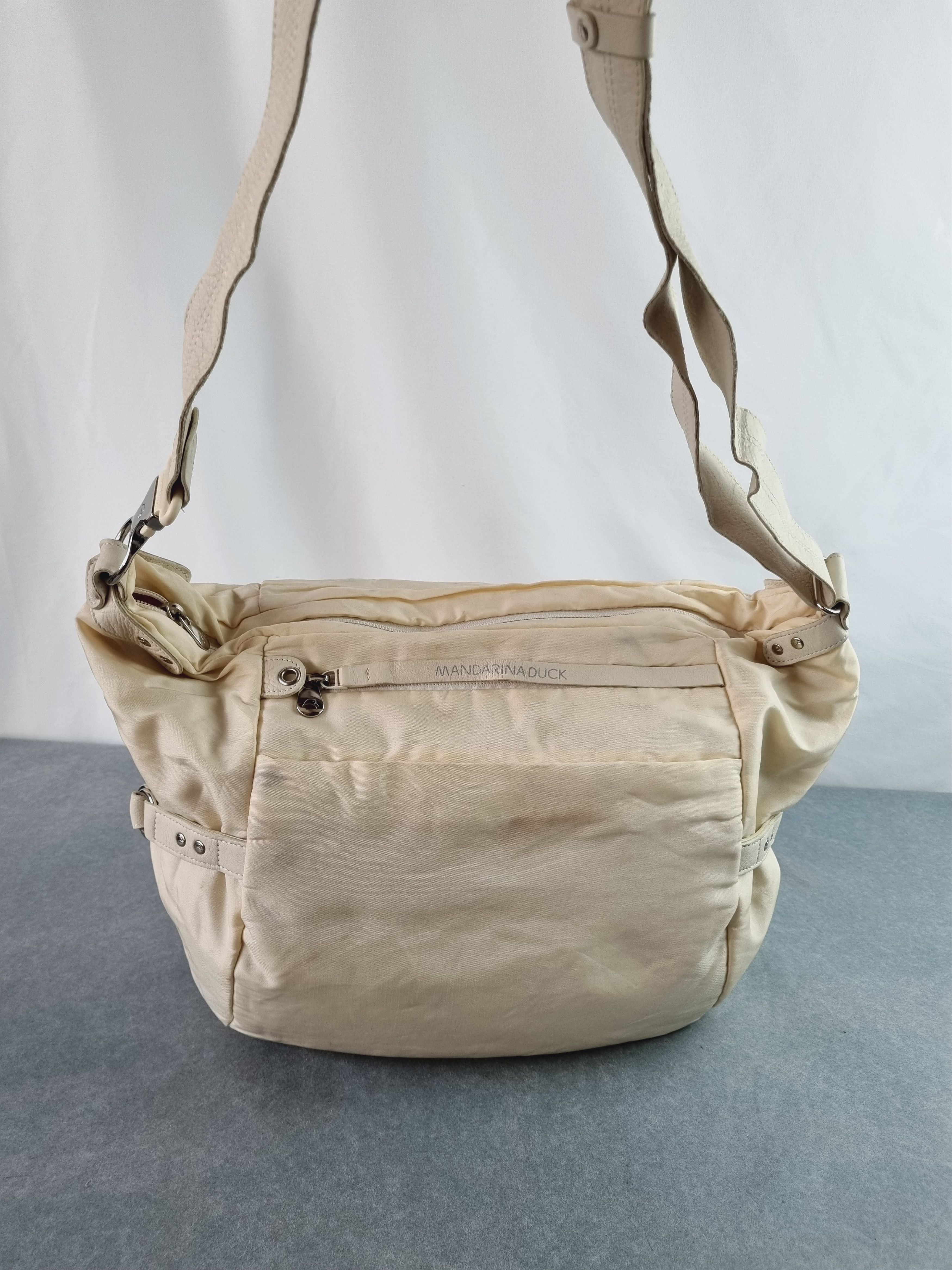 Japanese Brand × Mandarina Duck × Vintage Mandarina Duck Roomy Dirty Nylon Shoulder Bag Size ONE SIZE - 2 Thumbnail