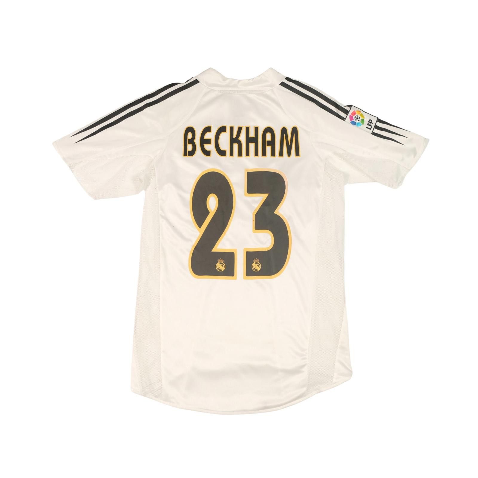 Adidas 2004/05 Real Madrid Home Shirt Beckham (S) Size US S / EU 44-46 / 1 - 1 Thumbnail