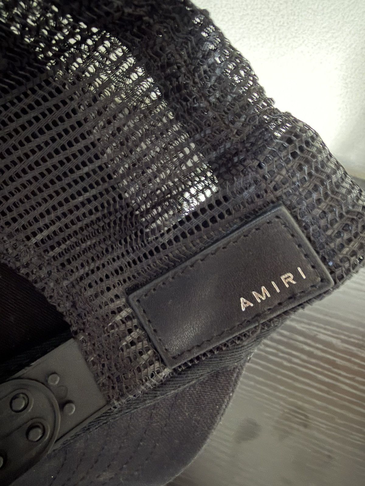 Amiri Amiri Wolf Logo Trucker Size ONE SIZE - 2 Thumbnail