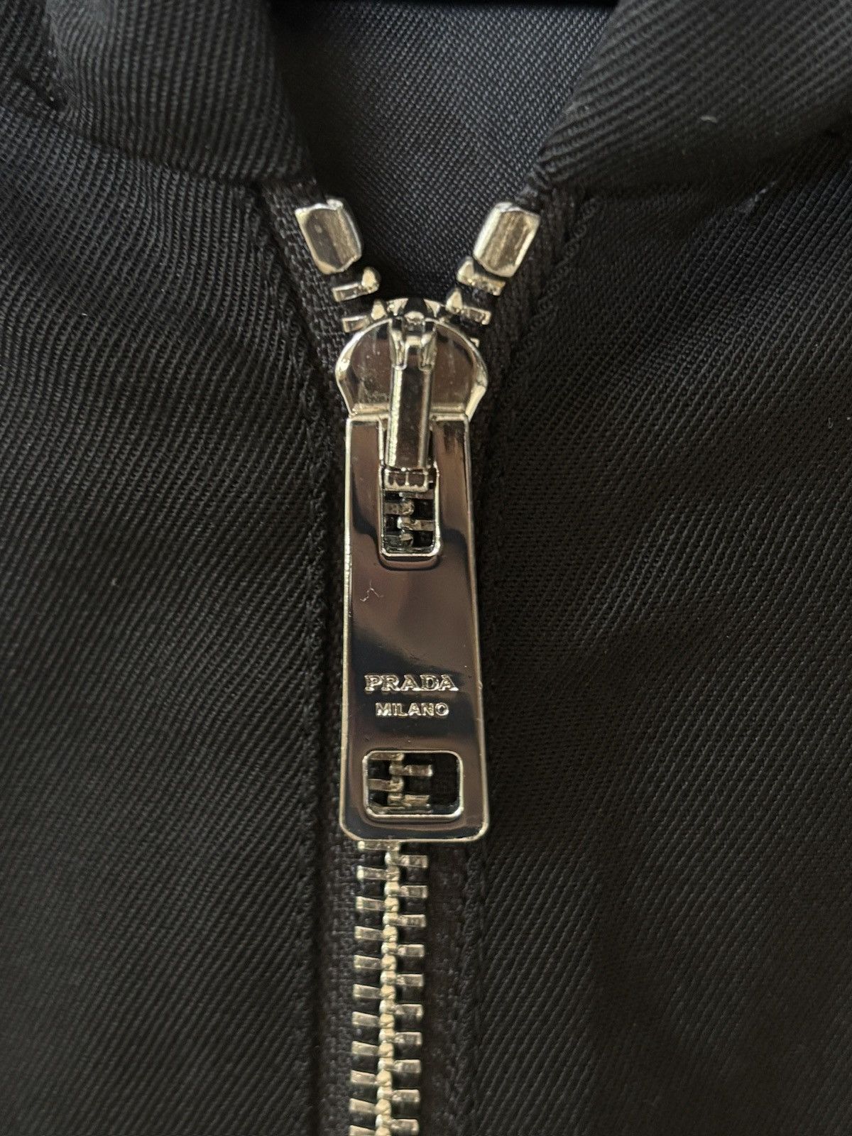 Prada PRADA | TRIANGLE LOGO ZIP HOODIE Size US M / EU 48-50 / 2 - 4 Thumbnail