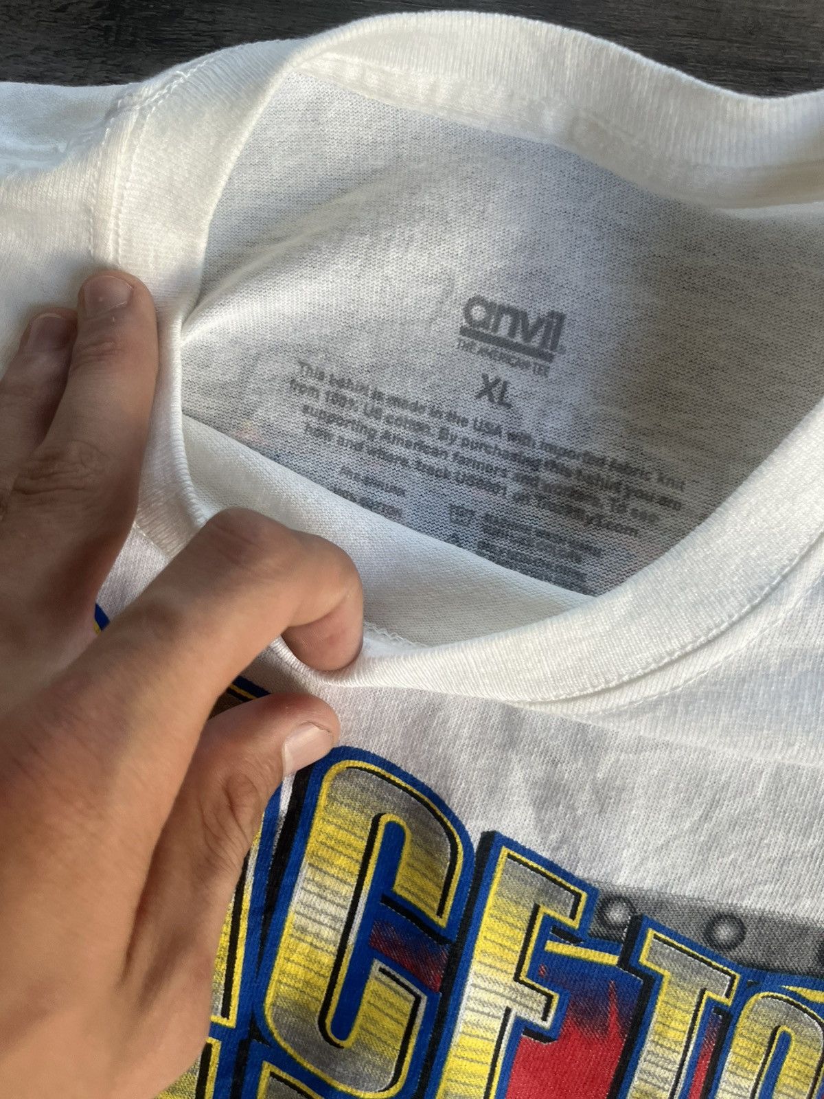 NASCAR × Vintage Vintage 90s y2k Nascar Tee Size US XL / EU 56 / 4 - 2 Thumbnail