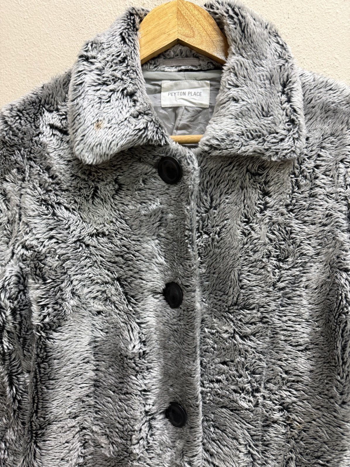 Japanese Brand PEYTON PLACE PPFM by FIVE FOX FAUX FUR LONG COAT JACKET Size S / US 4 / IT 40 - 20 Thumbnail