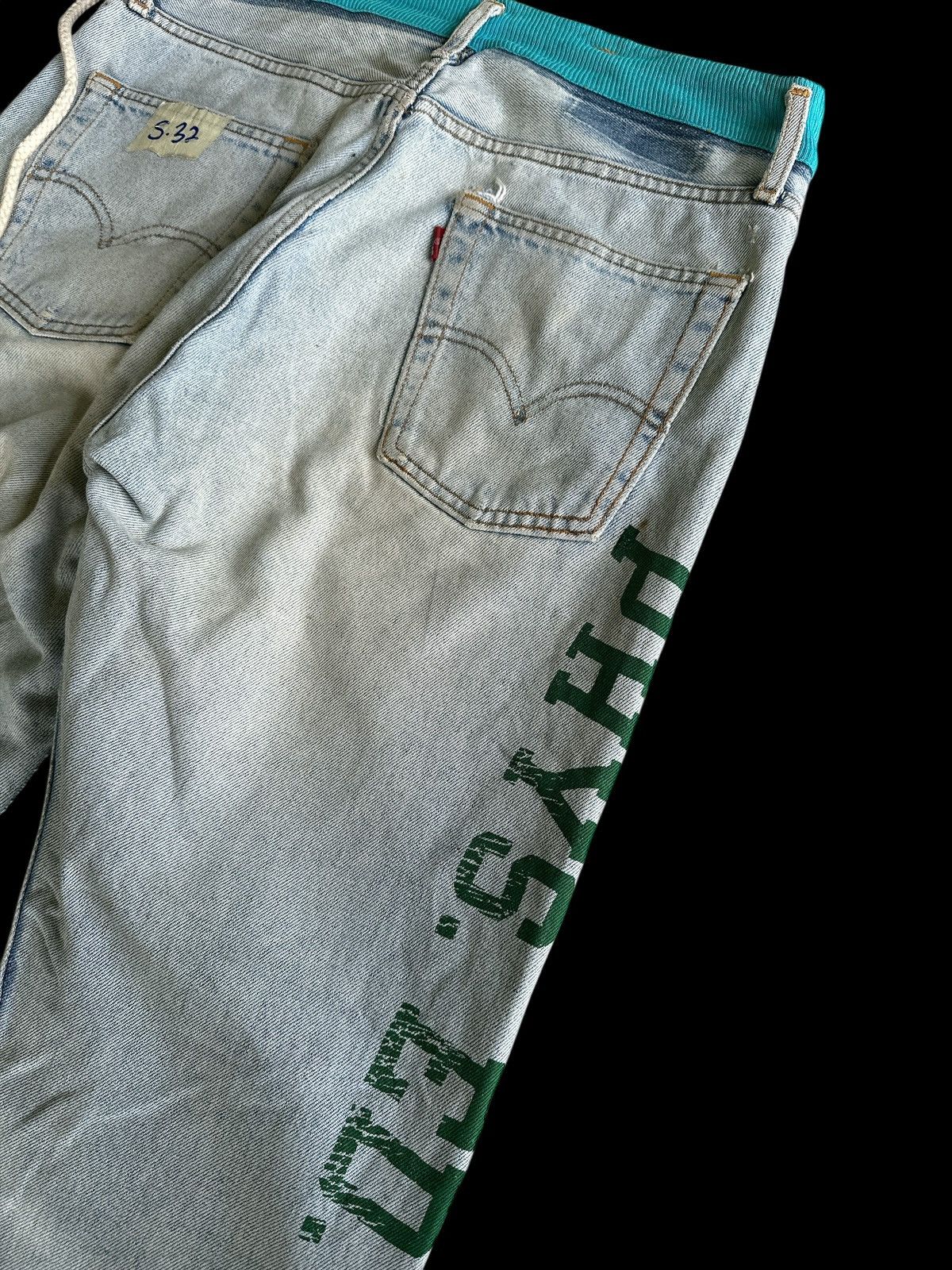 Japanese Brand Levis 💥 Denim Levis Jogger Pants Fashion💥 Size US 32 / EU 48 - 8 Thumbnail