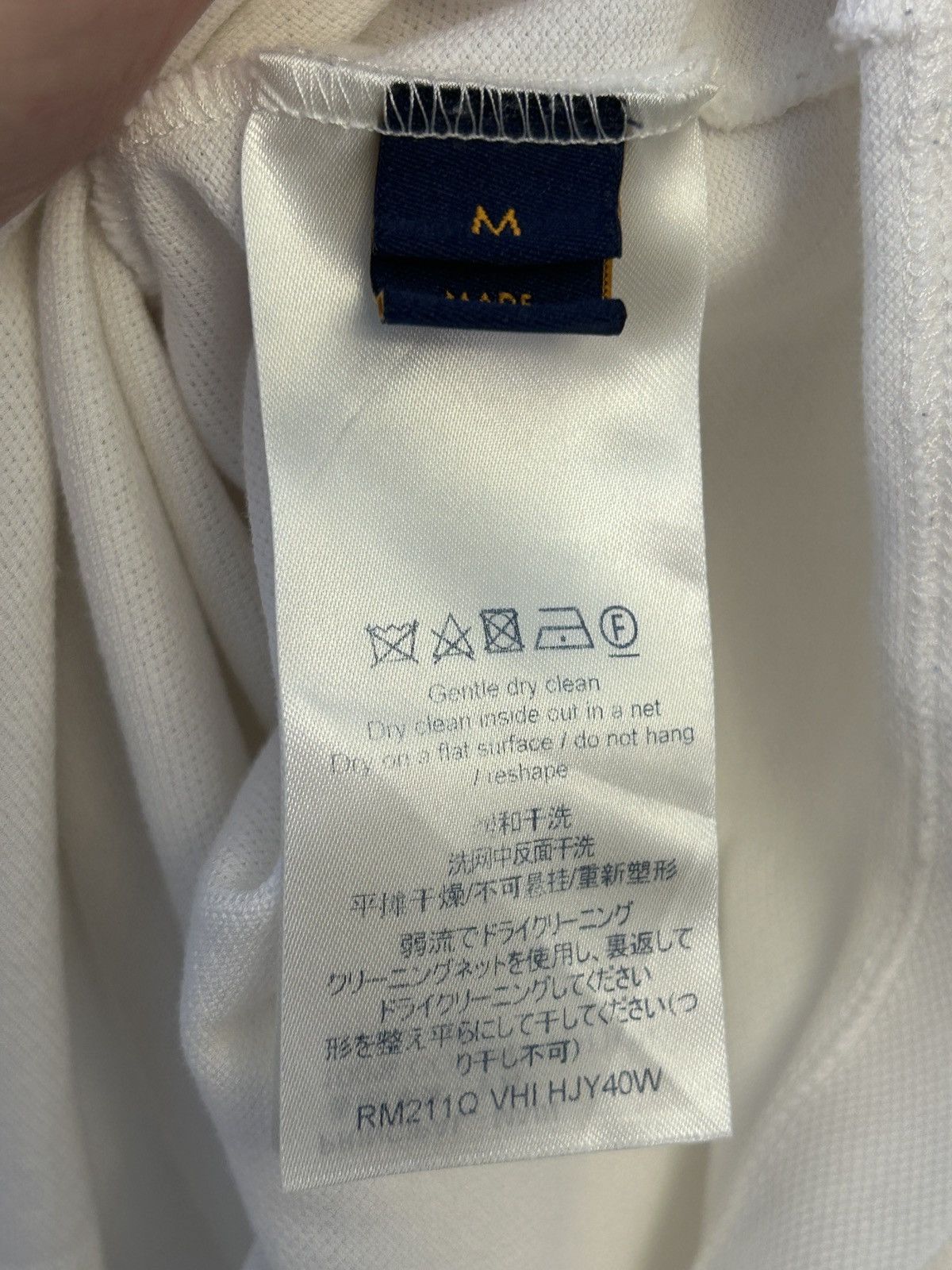 Louis Vuitton Size M - Louis Vuitton Half Damier Pocket T-Shirt white Size US M / EU 48-50 / 2 - 6 Thumbnail