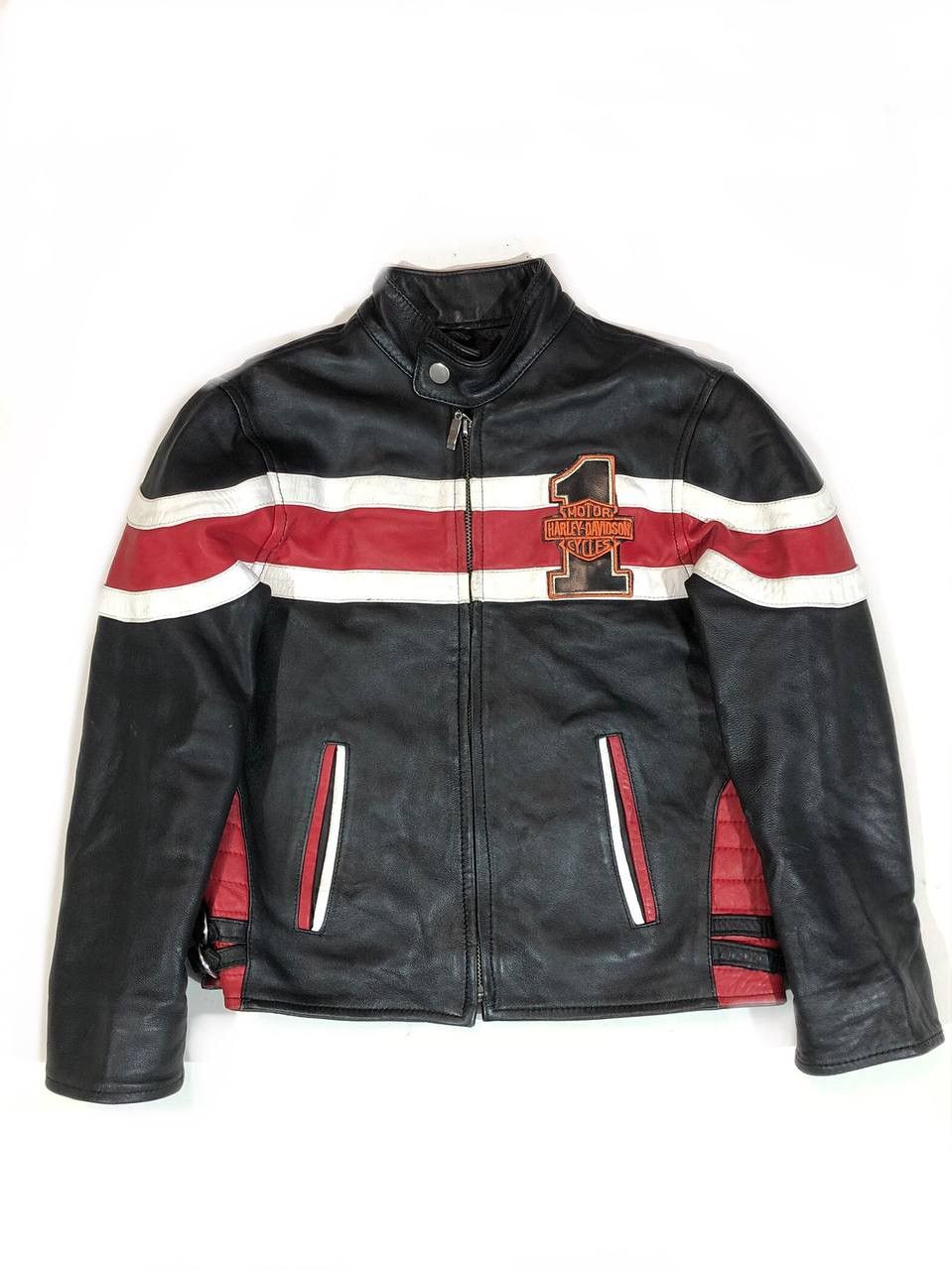 Harley Davidson Leather Jacket Moto Biker