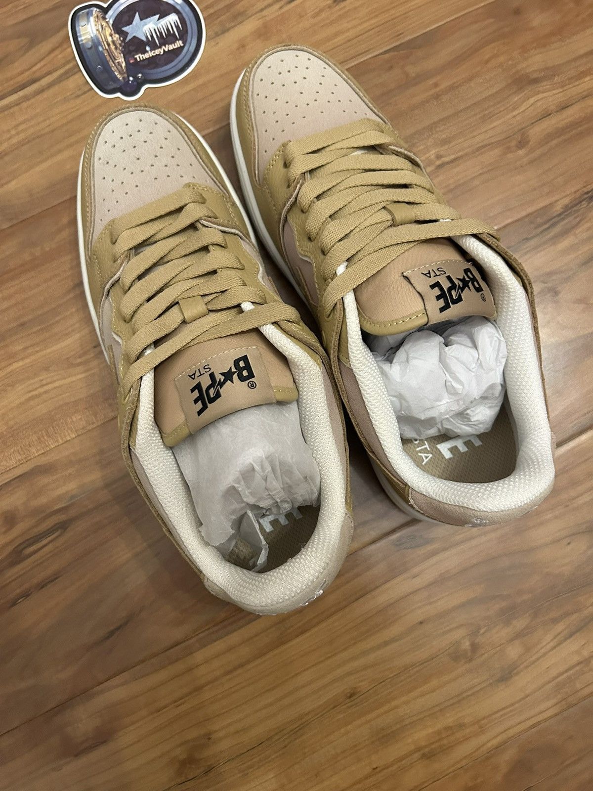 Bape NEW Bape Beige Skatestas Size US 9 / EU 42 - 6 Thumbnail