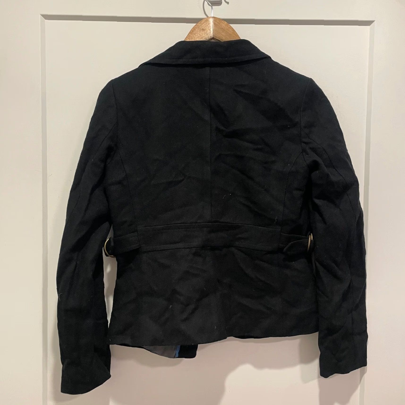 J.Crew J.Crew Blazer Women 4 Single-Breasted Wool Blend Black Notch Lapel Tailored Blazer Jacket Long Sleeve Regular Size 4 35 in Chest Size S / US 4 / IT 40 - 6 Thumbnail