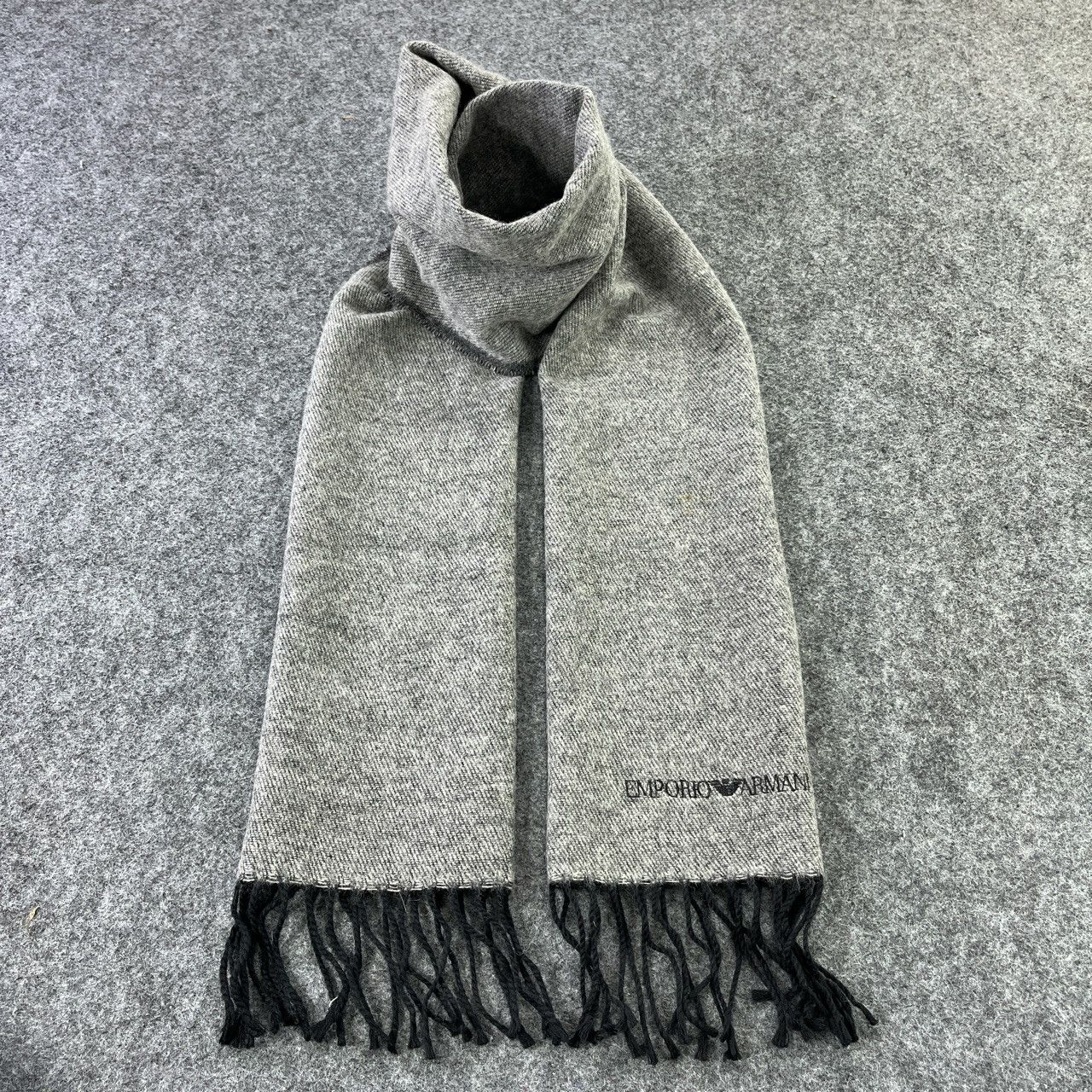 Emporio Armani Emporio Armani Wool Scarf / Muffler / Neckwear T405 Size ONE SIZE - 4 Thumbnail