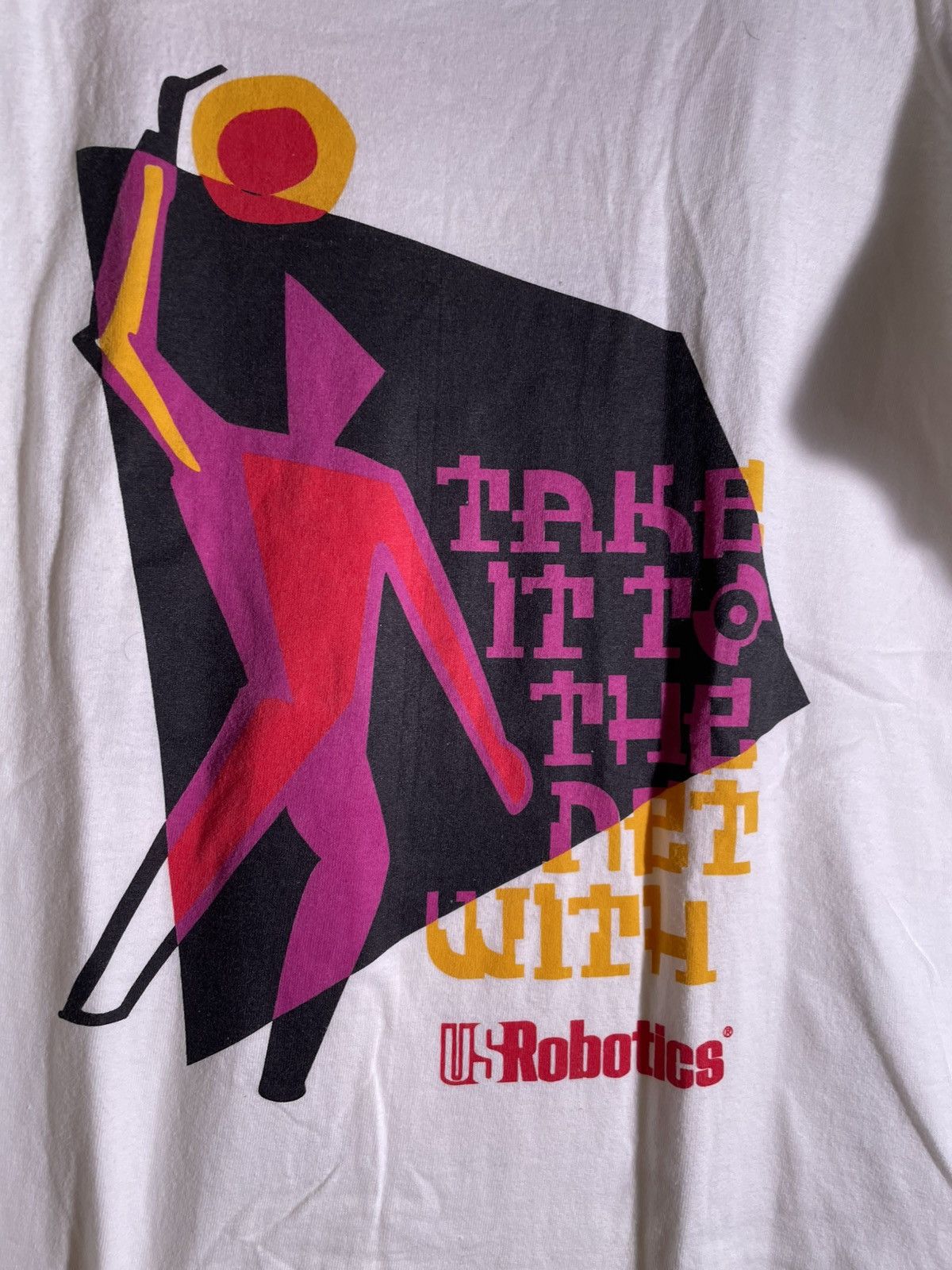 Vintage 90’s VTG Vintage US Robotics Abstract Art Retro Tank Top Tee Size US XL / EU 56 / 4 - 4 Thumbnail