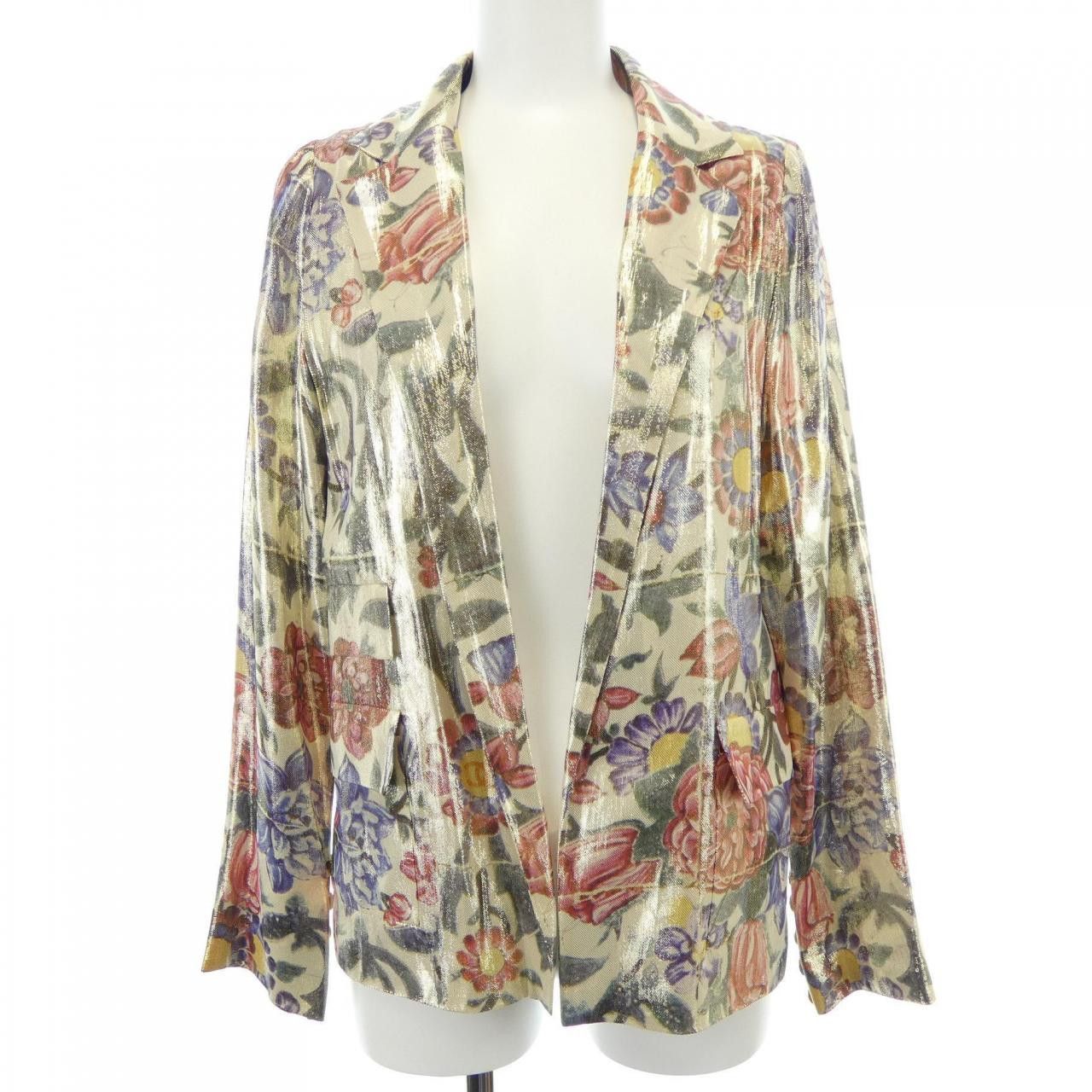 Chanel Chanel Chanel Jacket Textile Outerwear P50770V37648 DUTY FREE for USA Size ONE SIZE - 1 Thumbnail