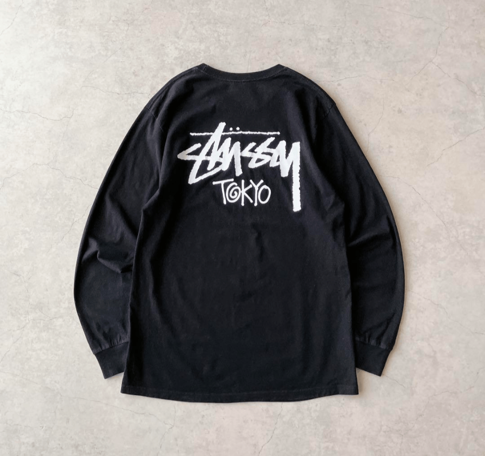 Stussy 00s Stussy Tokyo Long T Black Long Sleeve Tokyo Limited
