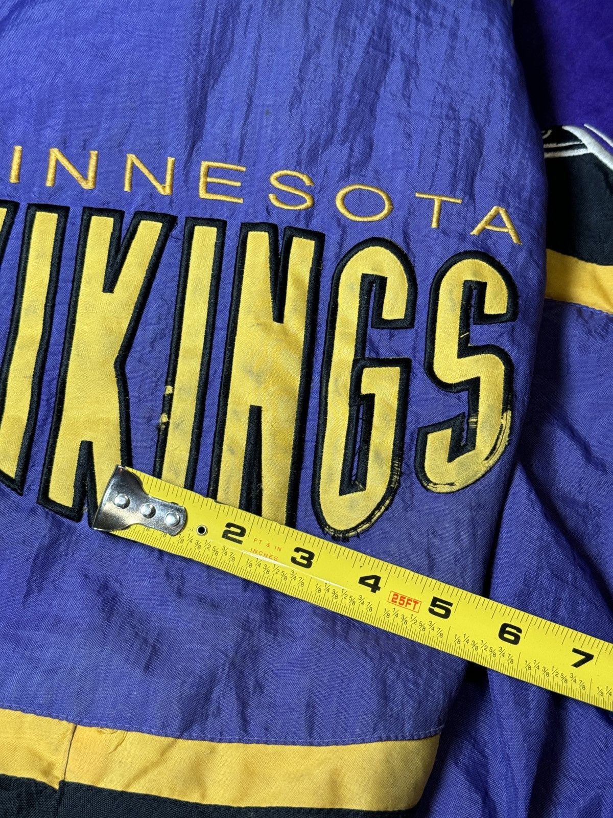 Logo Athletic × NFL × Vintage VTG 90s Minessota Vikings RARE Logo Athletic Full Zip Jacket Size US XL / EU 56 / 4 - 10 Thumbnail