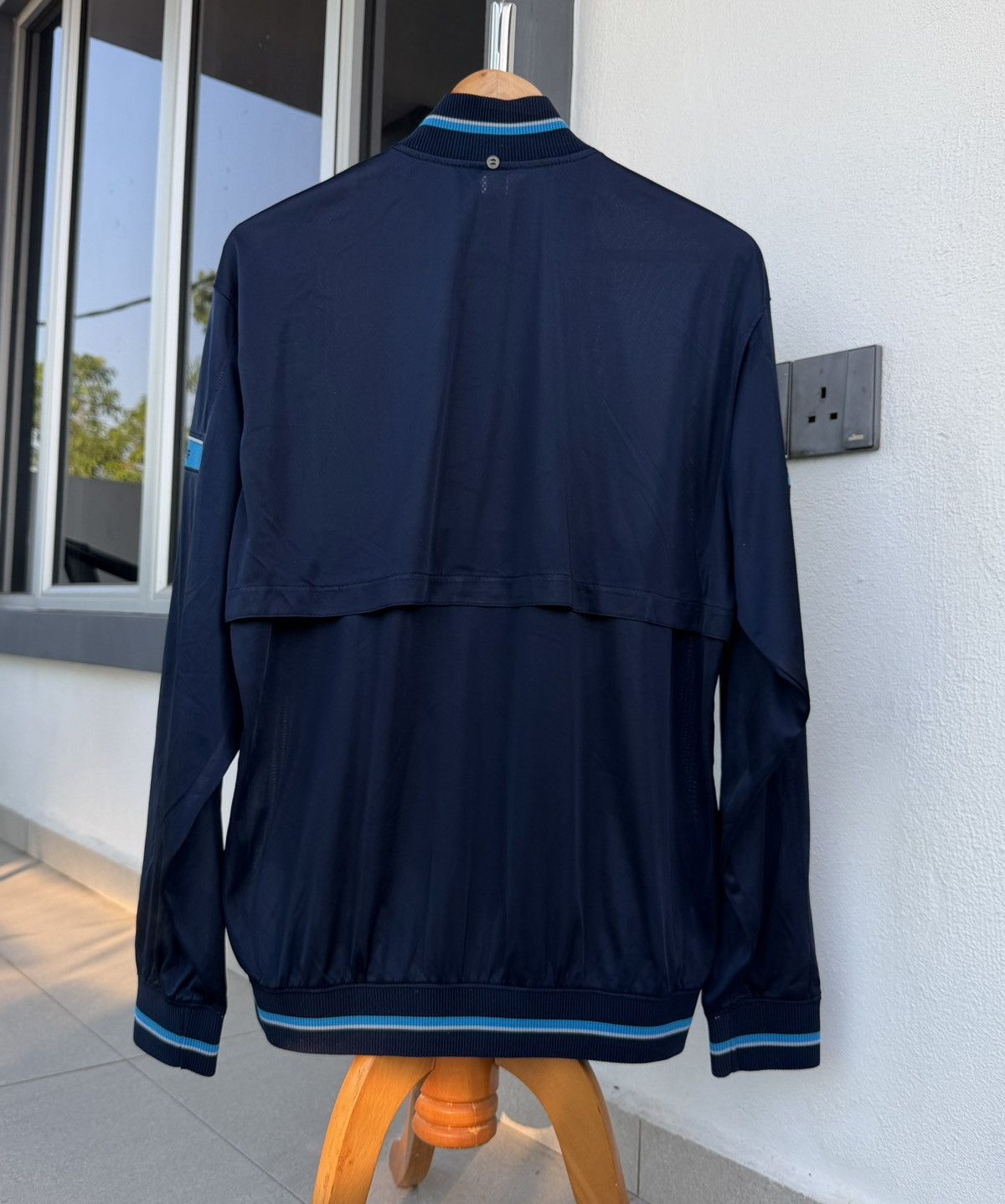 Nike VTG 80s Nike JacketJapan Navy Mesh Lined Archive Windbreaker Size US XL / EU 56 / 4 - 2 Thumbnail