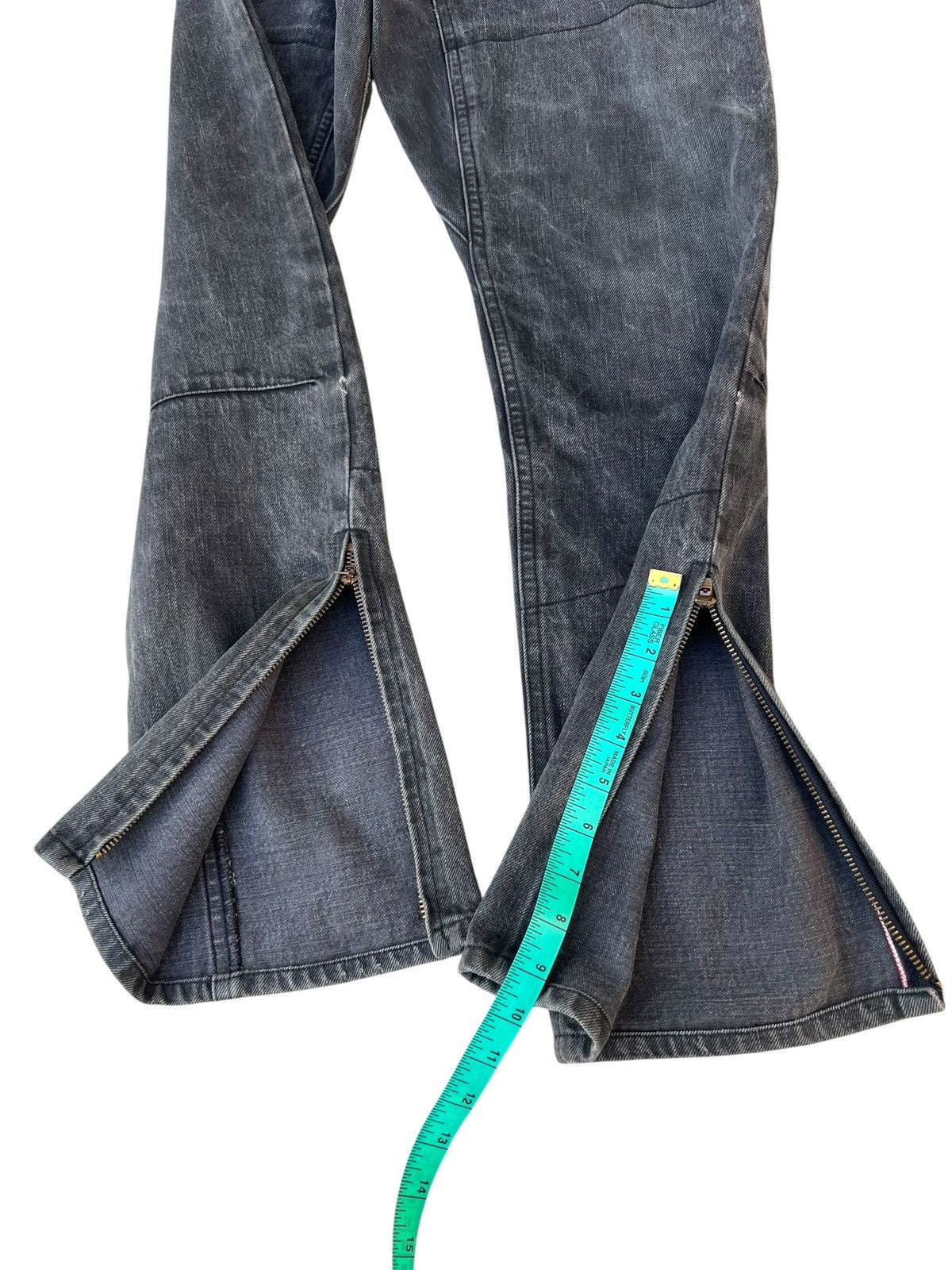 Shellac Analog Lighting Japan Fade Black Denim Selvedge Jeans Size US 31 - 12 Thumbnail