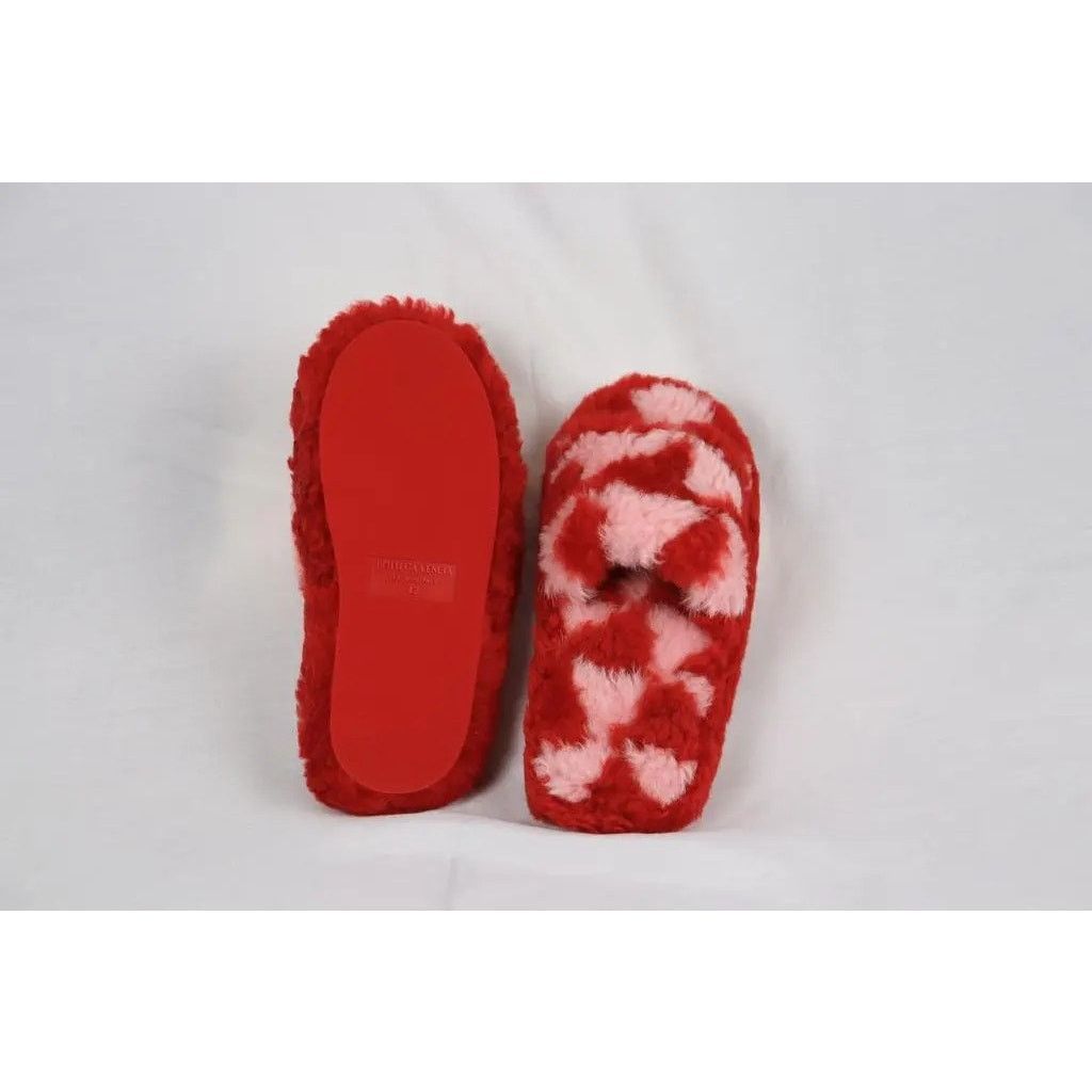 Bottega Veneta o1rshd1 Shearling Resort Sandals in Red Size US 10 / EU 43 - 3 Thumbnail