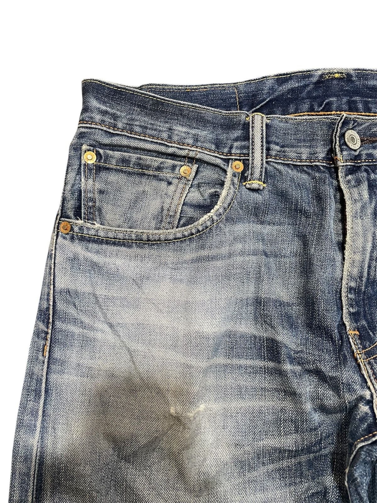 Levi's × Levi's Vintage Clothing Vintage Levi’s 502 Ripped Distressed Denim Size US 32 / EU 48 - 3 Thumbnail