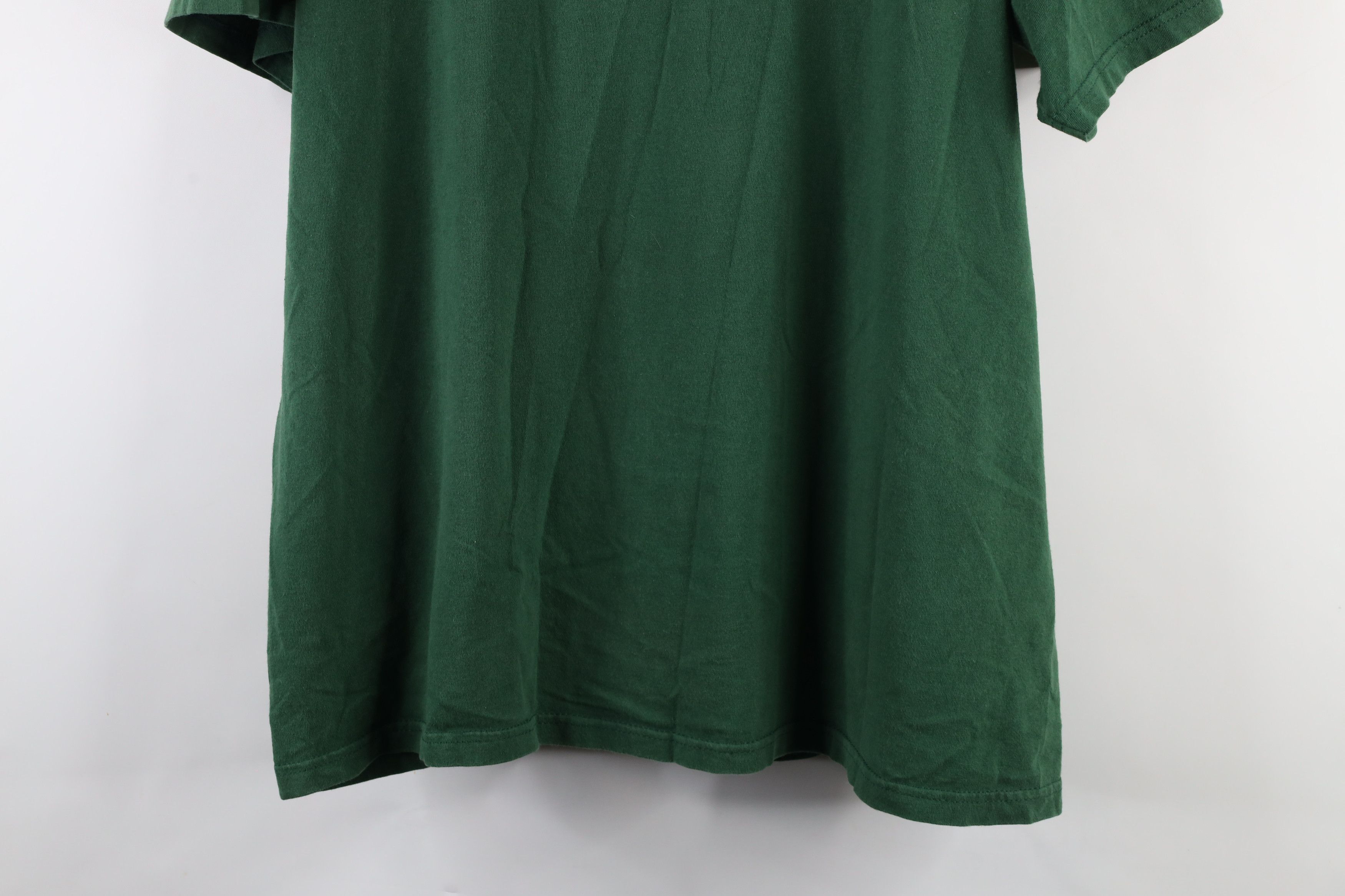 Vintage Vintage 90s Streetwear Heavyweight T-Shirt Green Cotton Size US XXL / EU 58 / 5 - 7 Thumbnail