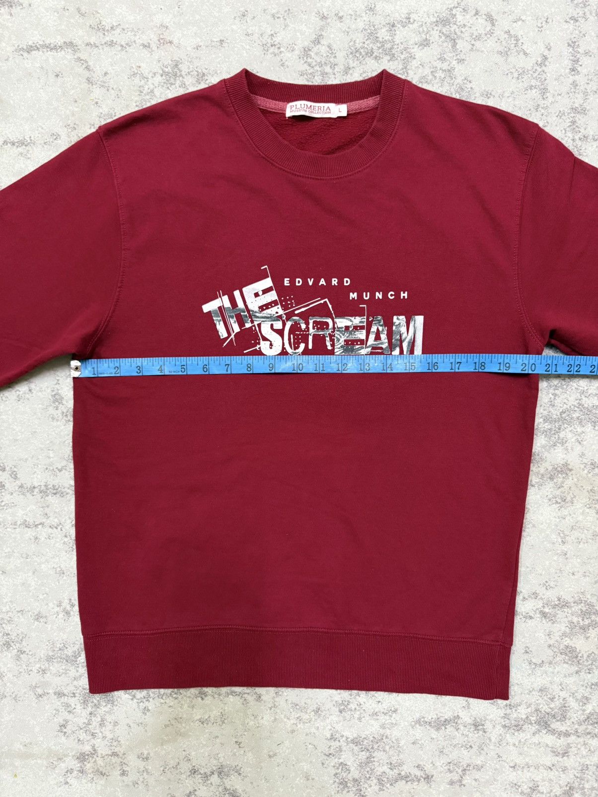 Vintage The Scream Edvard Munch Plumeria Museum Collection Art Sweat Size US S / EU 44-46 / 1 - 11 Thumbnail