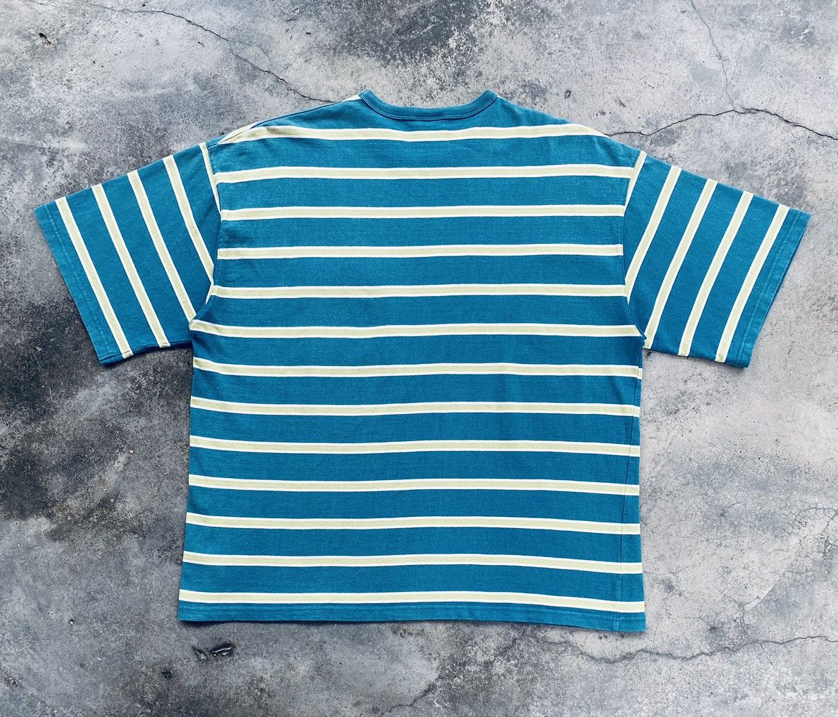 Vintage Vintage Signal Sports Pocket Striped Boxy Tees Size US M / EU 48-50 / 2 - 2 Thumbnail