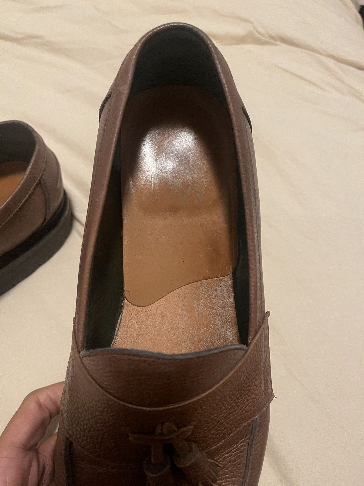 Blackstock & Weber Chocolate brown tassel loafers-Size 13 Size US 13 / EU 46 - 2 Thumbnail