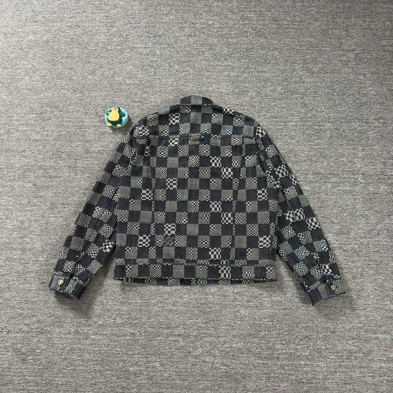 Louis Vuitton Louis Vuitton Checkerboard denim jacket 2502-Nextarrow Size US L / EU 52-54 / 3 - 6 Thumbnail