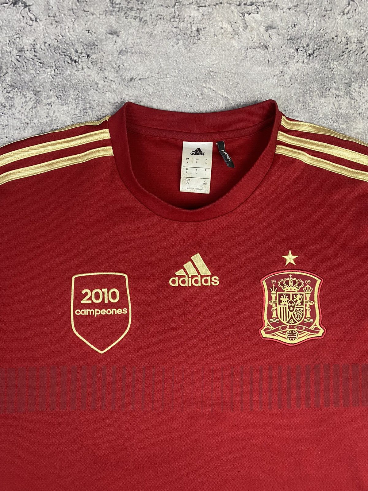 Adidas Adidas Spain Home Training Football Soccer Jersey Size US L / EU 52-54 / 3 - 5 Thumbnail