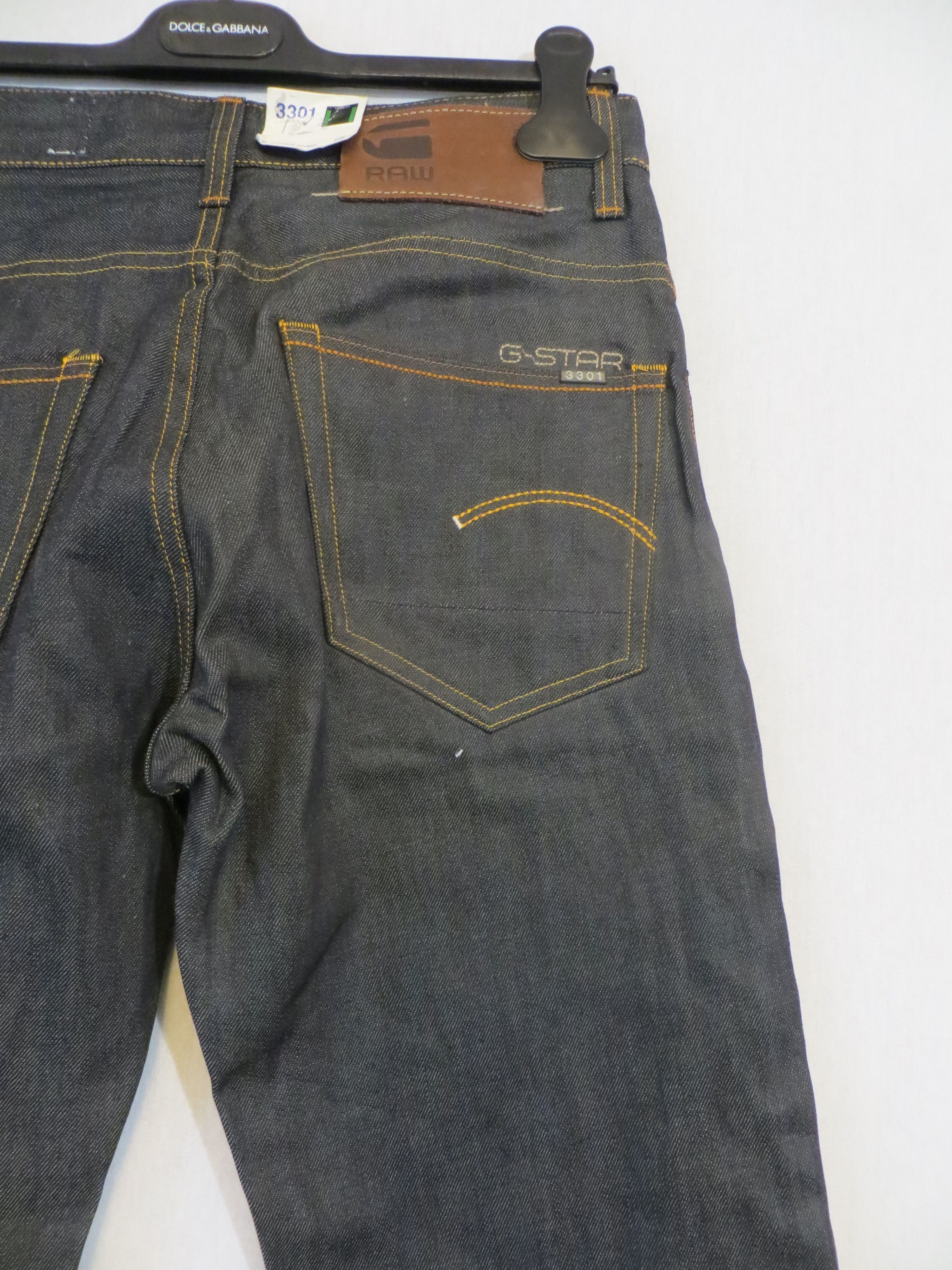 G-Star 3301 RAW DENIM JEANS LOOSE 28 X 32 Size US 28 / EU 44 - 5 Thumbnail