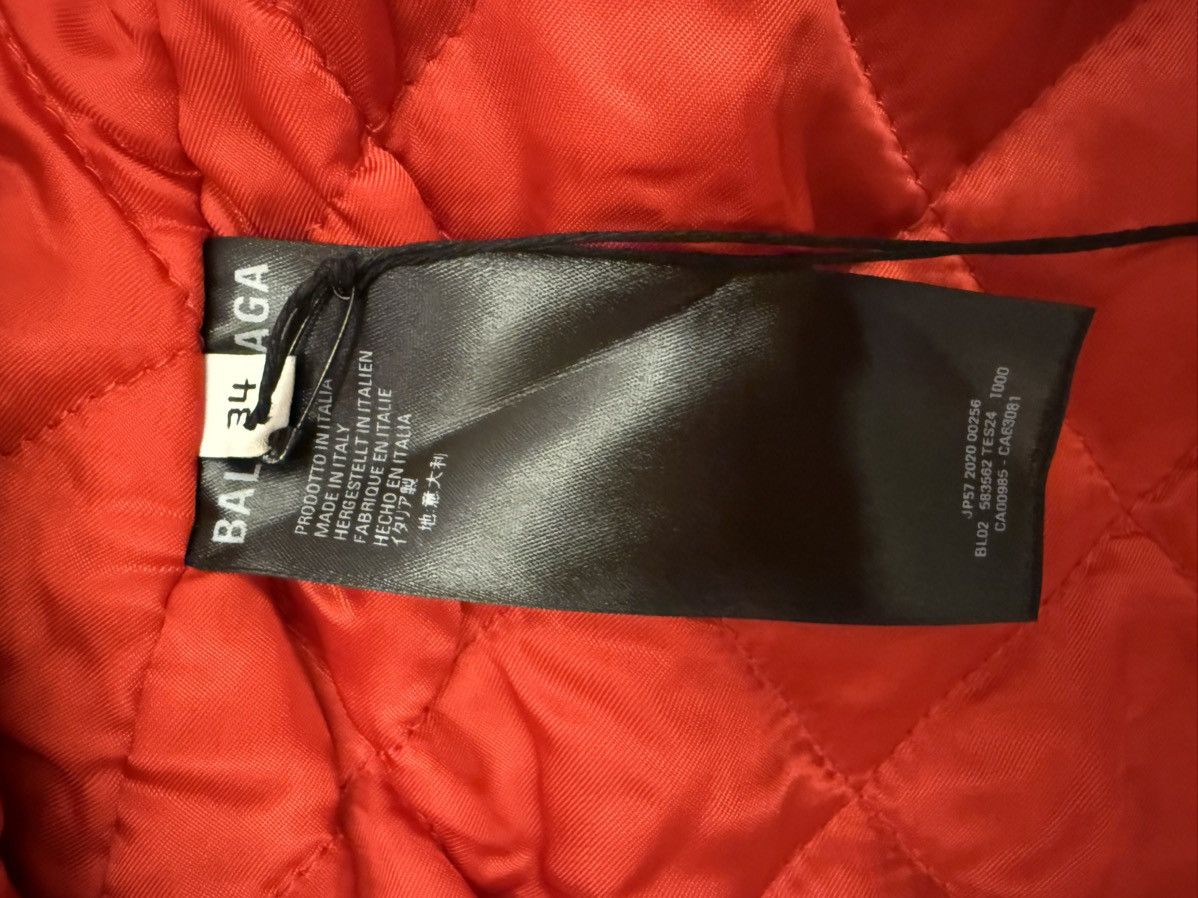 Balenciaga Balenciaga Grained Leather Cropped Biker Jacket Size XS / US 0-2 / IT 36-38 - 8 Thumbnail