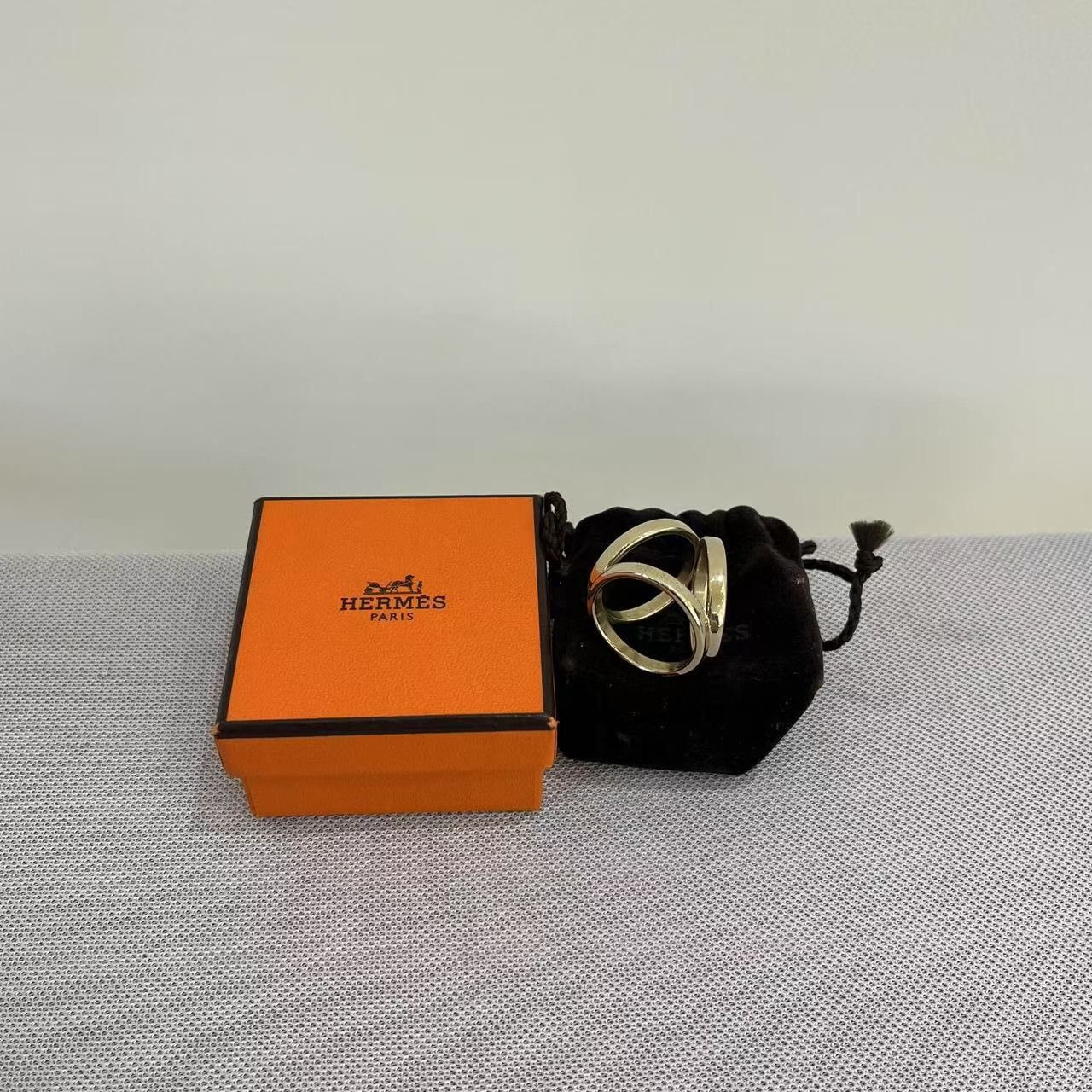 Hermes Hermes Three-Ring Scarf Ring Size ONE SIZE - 1 Thumbnail