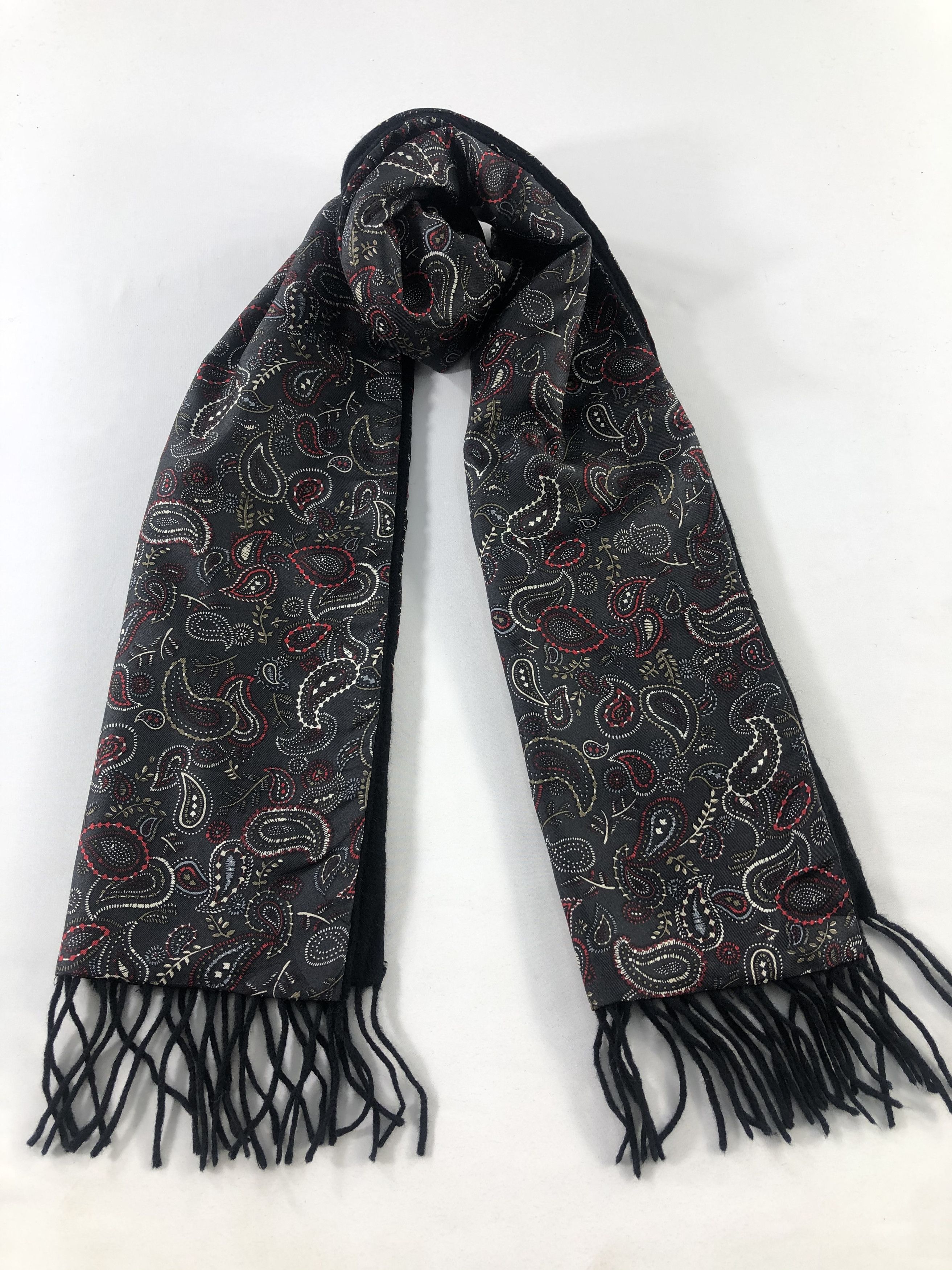 Pierre Balmain Pierre Balmain Paislee Silk Scarf / Muffler / Neckwear Size ONE SIZE - 1 Thumbnail