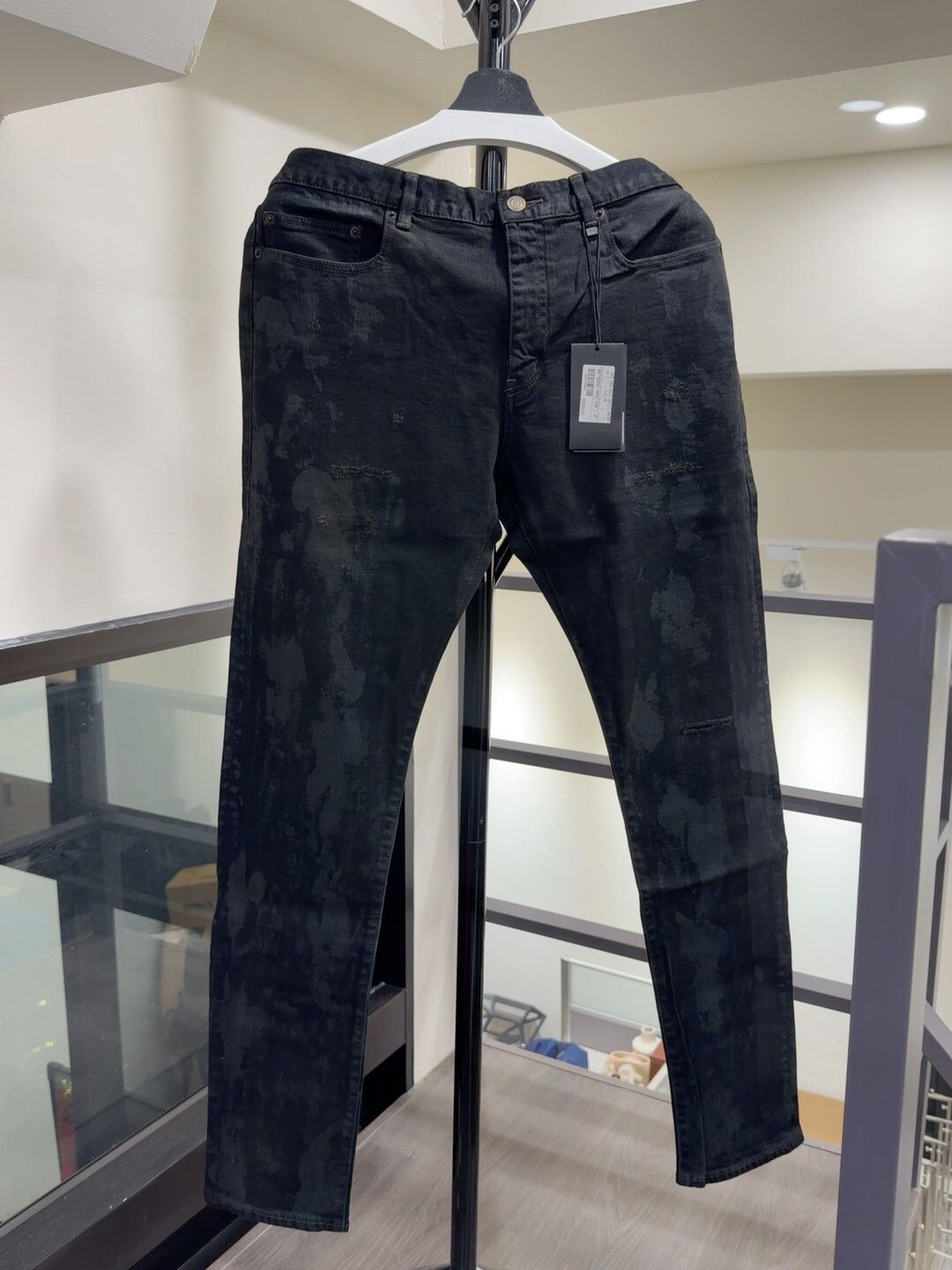 Saint Laurent Paris Saint Laurent Black Denim Pants Size 36 Size US 36 / EU 52 - 1 Thumbnail