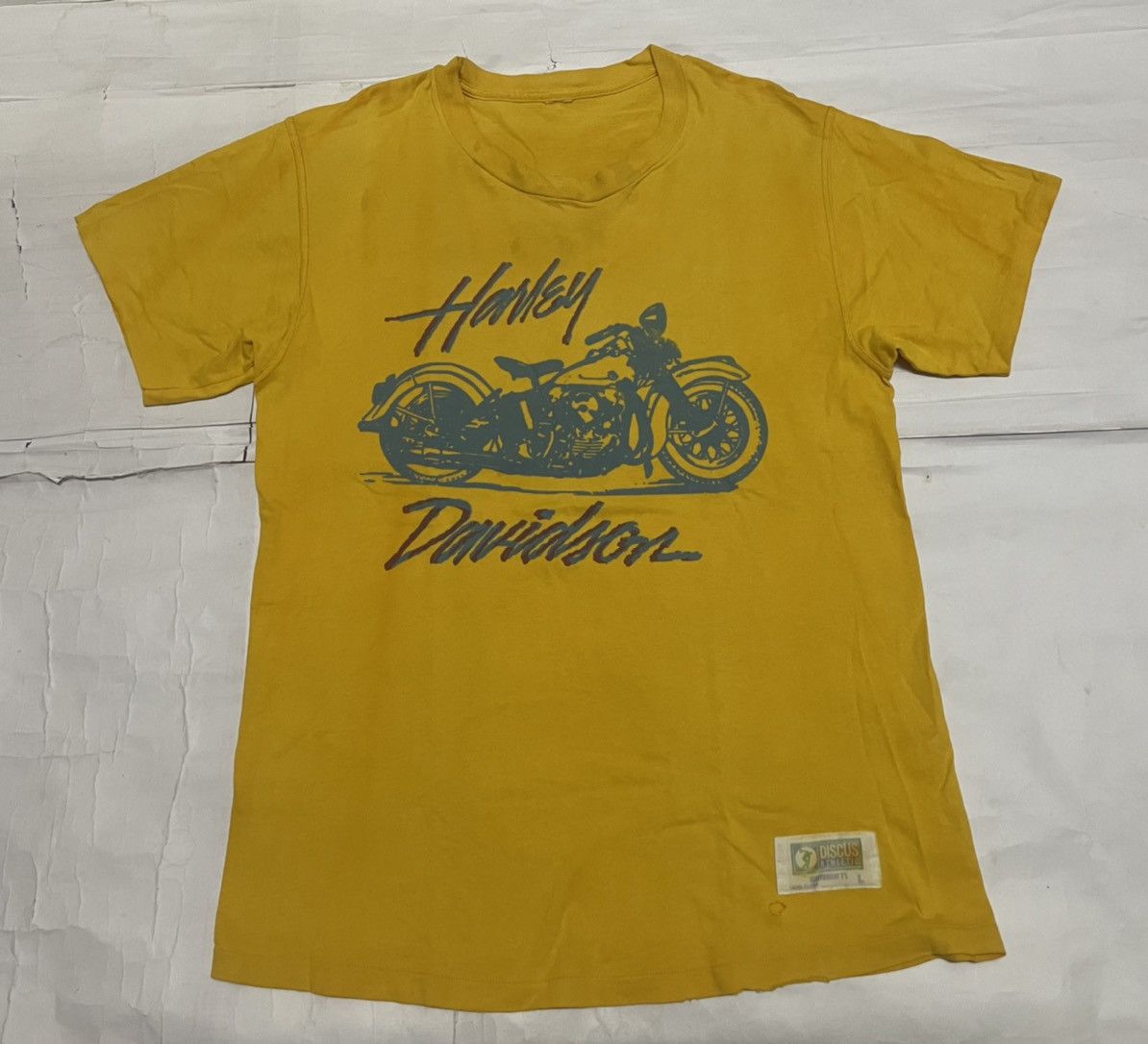 Harley Davidson × Vintage Vintage 90s Harley Davidson Wl Discus Athletic Heavyweight Size US L / EU 52-54 / 3 - 1 Thumbnail