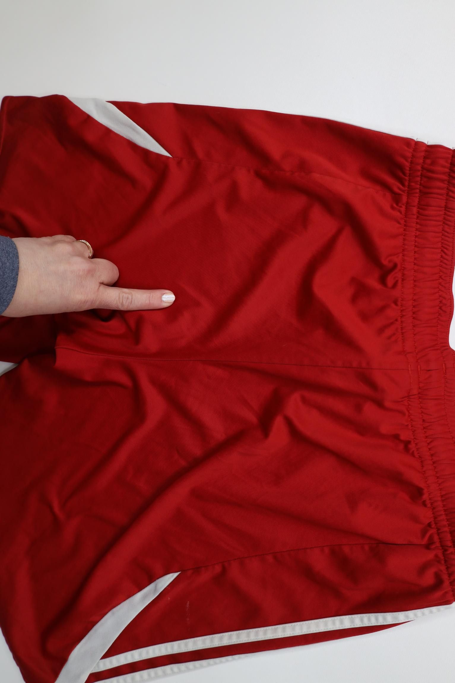 Adidas Vintage Y2K Adidas Running Jogging Soccer Shorts Red Striped Size US 34 / EU 50 - 9 Thumbnail