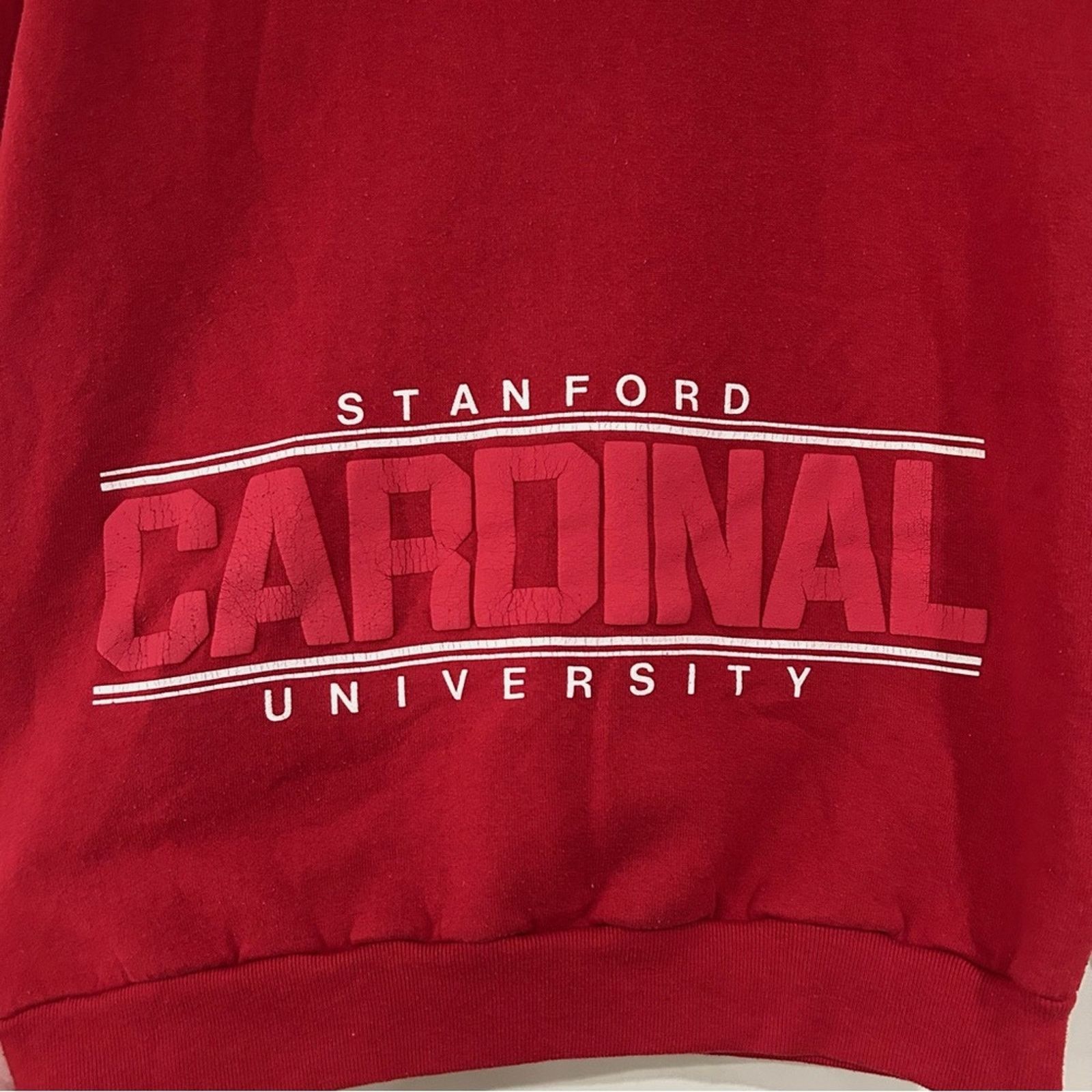 Jerzees Vintage Stanford University Cardinal Sweater Size US L / EU 52-54 / 3 - 2 Thumbnail