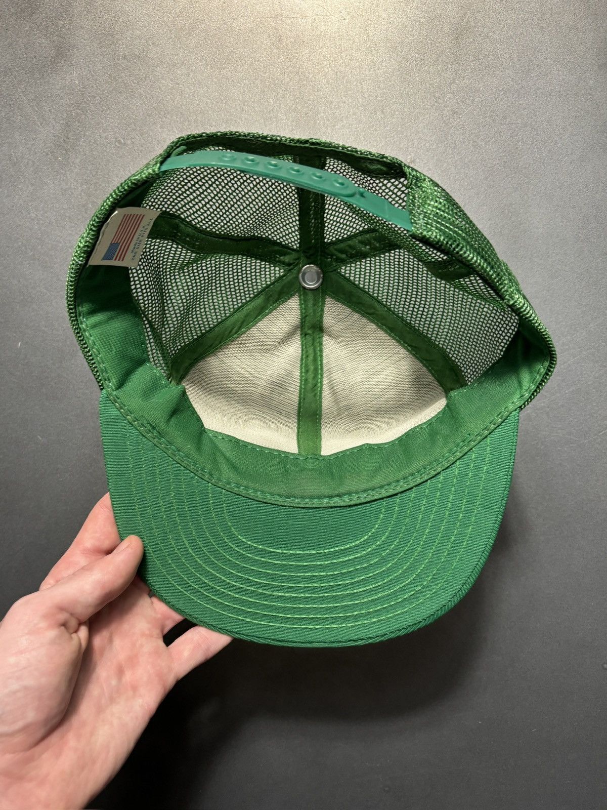 Levi's Vintage Levi's Big E Trucker Hat White Tab Red Lettering 70s Size ONE SIZE - 11 Thumbnail