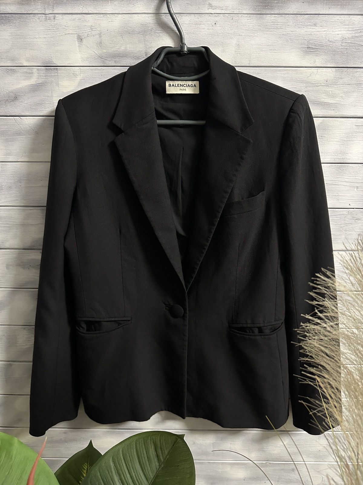 Balenciaga Rare Luxury WMN Blazer Balenciaga Wool 39% Size S / US 4 / IT 40 - 1 Thumbnail