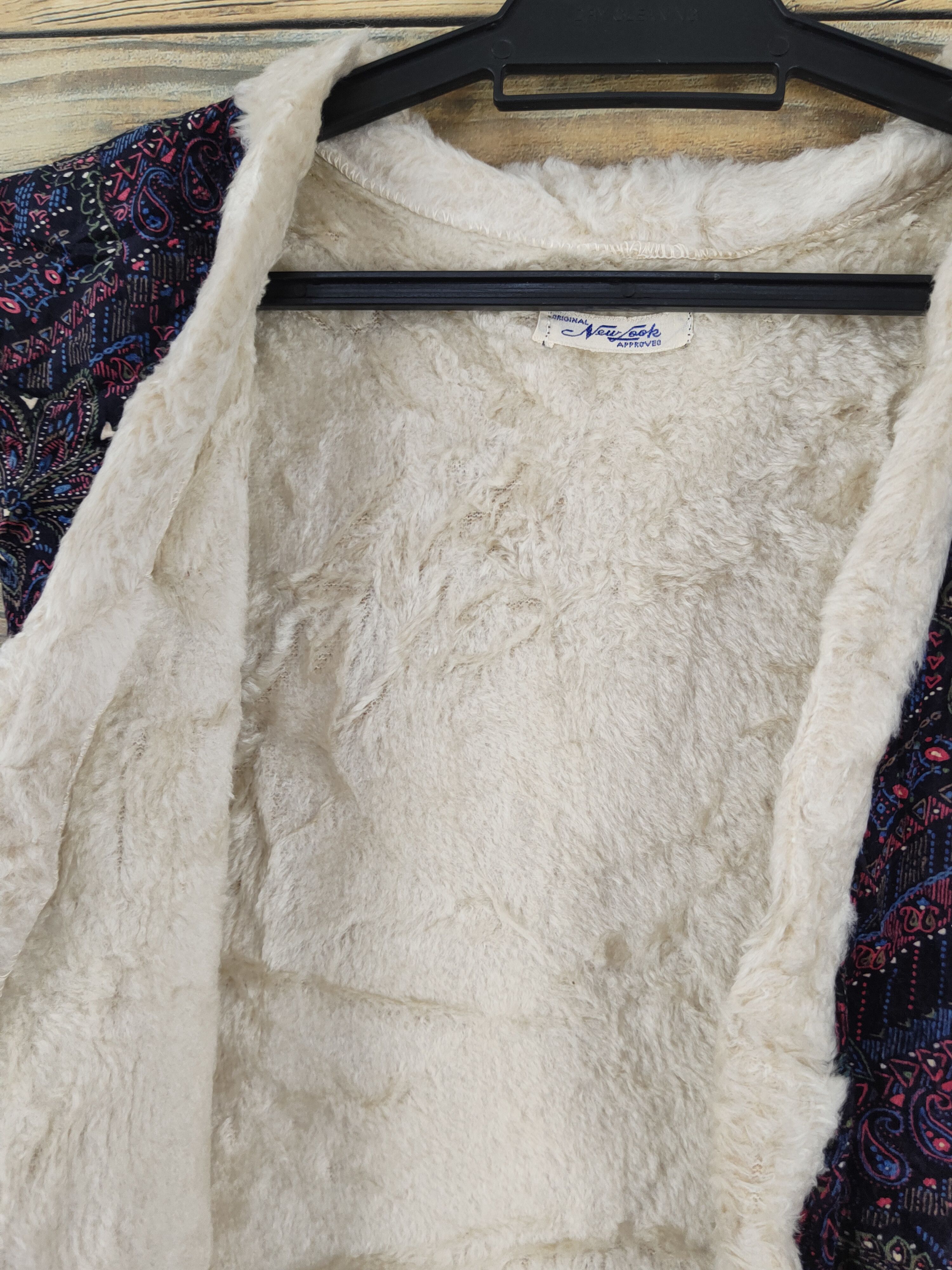 New Look × Vintage Rare & Vintage item by New Look Navy Fur Mohair Vests Size S / US 4 / IT 40 - 2 Thumbnail