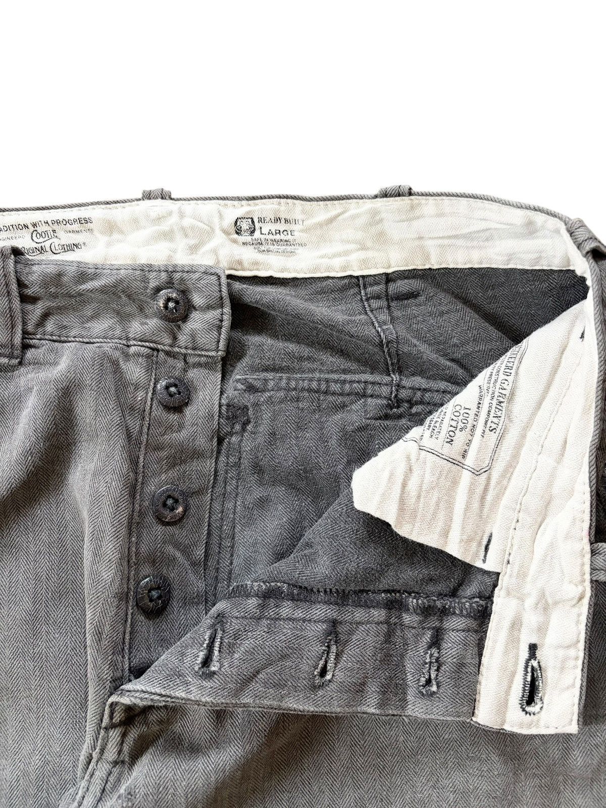 Coogi Vintage Japanese Brand Charcoal Wash Distressed Loose Jeans Size US 32 / EU 48 - 6 Thumbnail