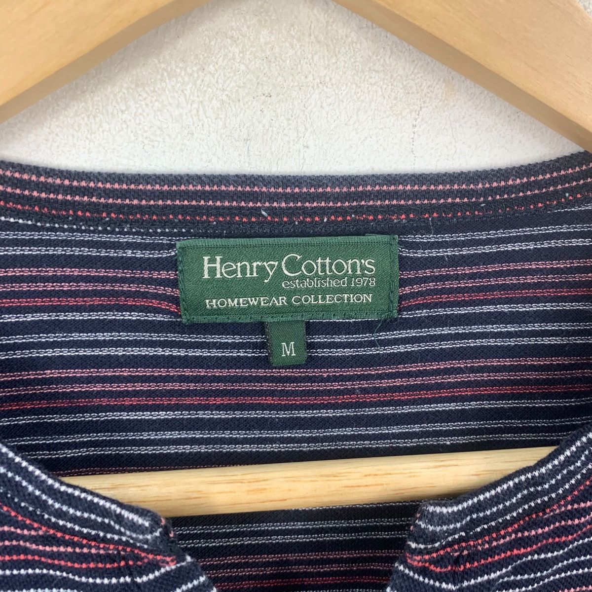 Henry Cotton's HENRY COTTONS Homewear Collection Striped Tee Shirt Top Size M / US 6-8 / IT 42-44 - 7 Thumbnail