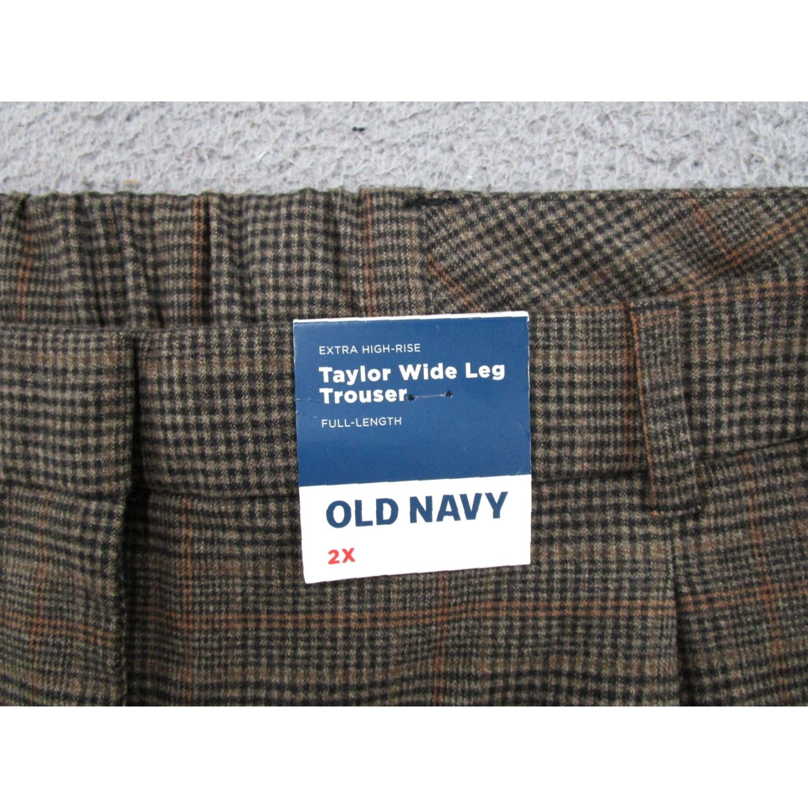 Old Navy NEW Old Navy Extra High Waisted Pleated Taylor Wide Leg Trouser Size 2X NEW Size ONE SIZE - 3 Thumbnail