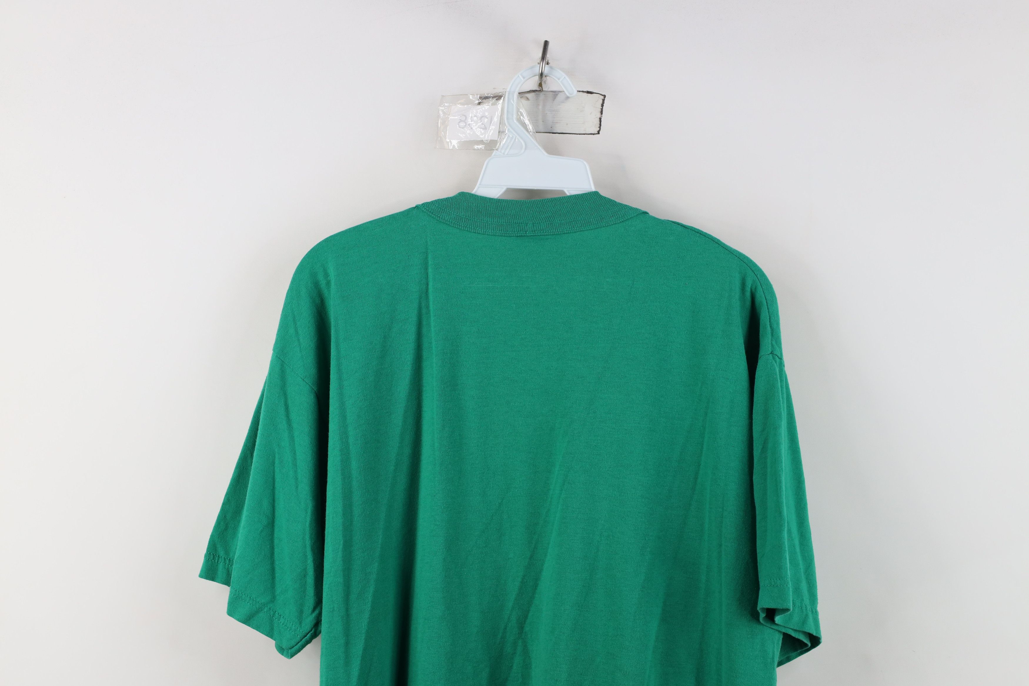 Vintage Vintage 90s Streetwear Short Sleeve Pocket T-Shirt Kelly Size US XL / EU 56 / 4 - 11 Thumbnail