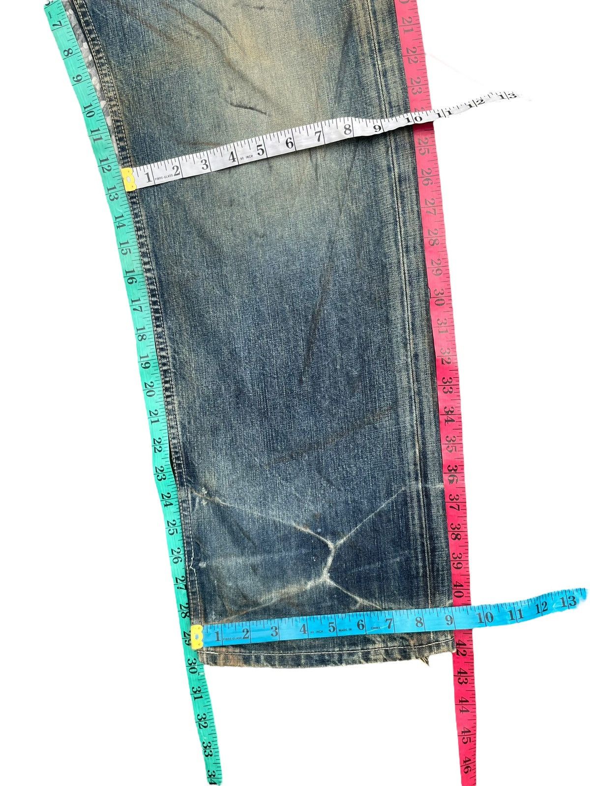 BAL × Japanese Brand Vintage Bal Denim Faded & Distresed Size US 31 - 24 Thumbnail